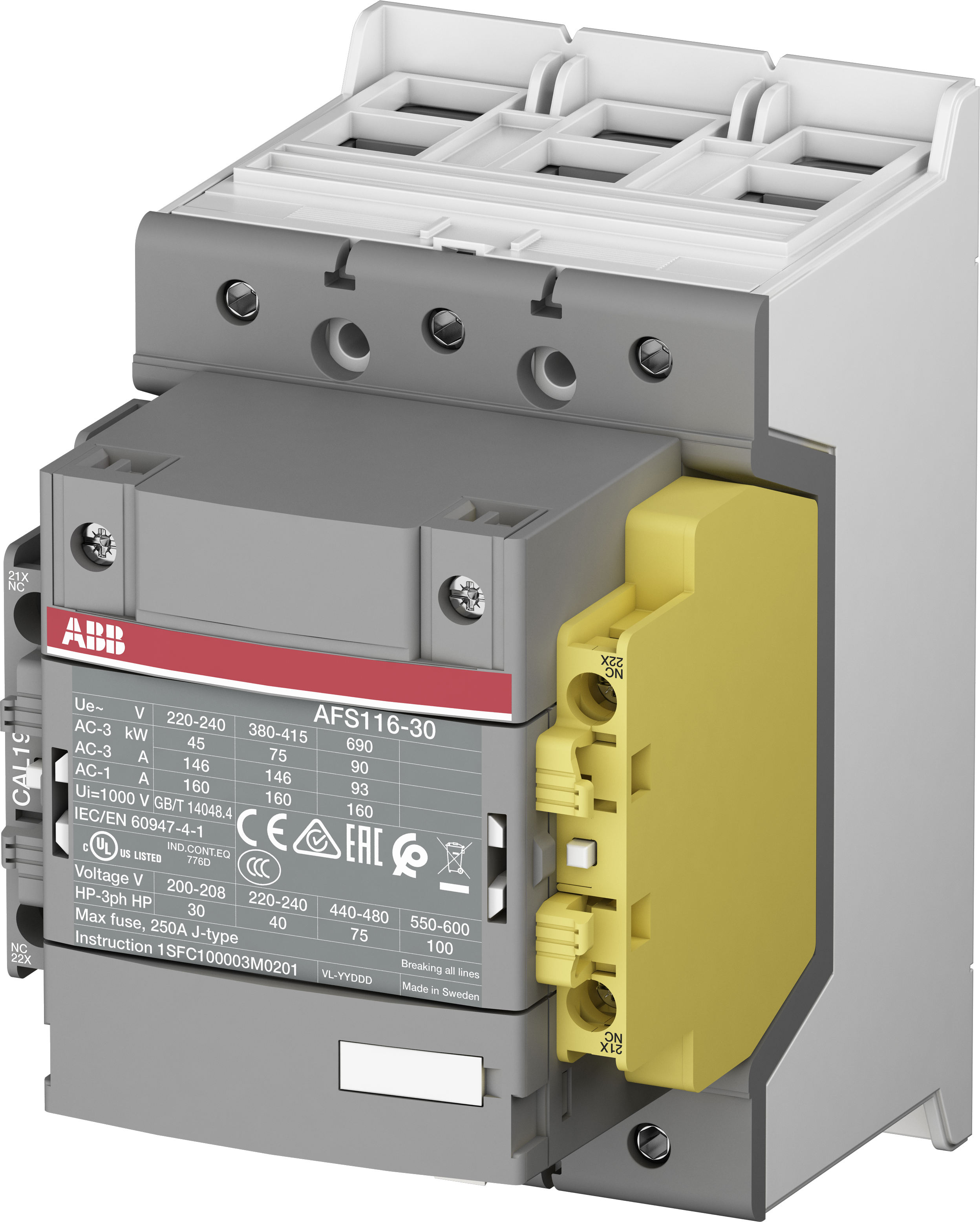 ABB ABB AFS116-30-12-11 Block Contactor