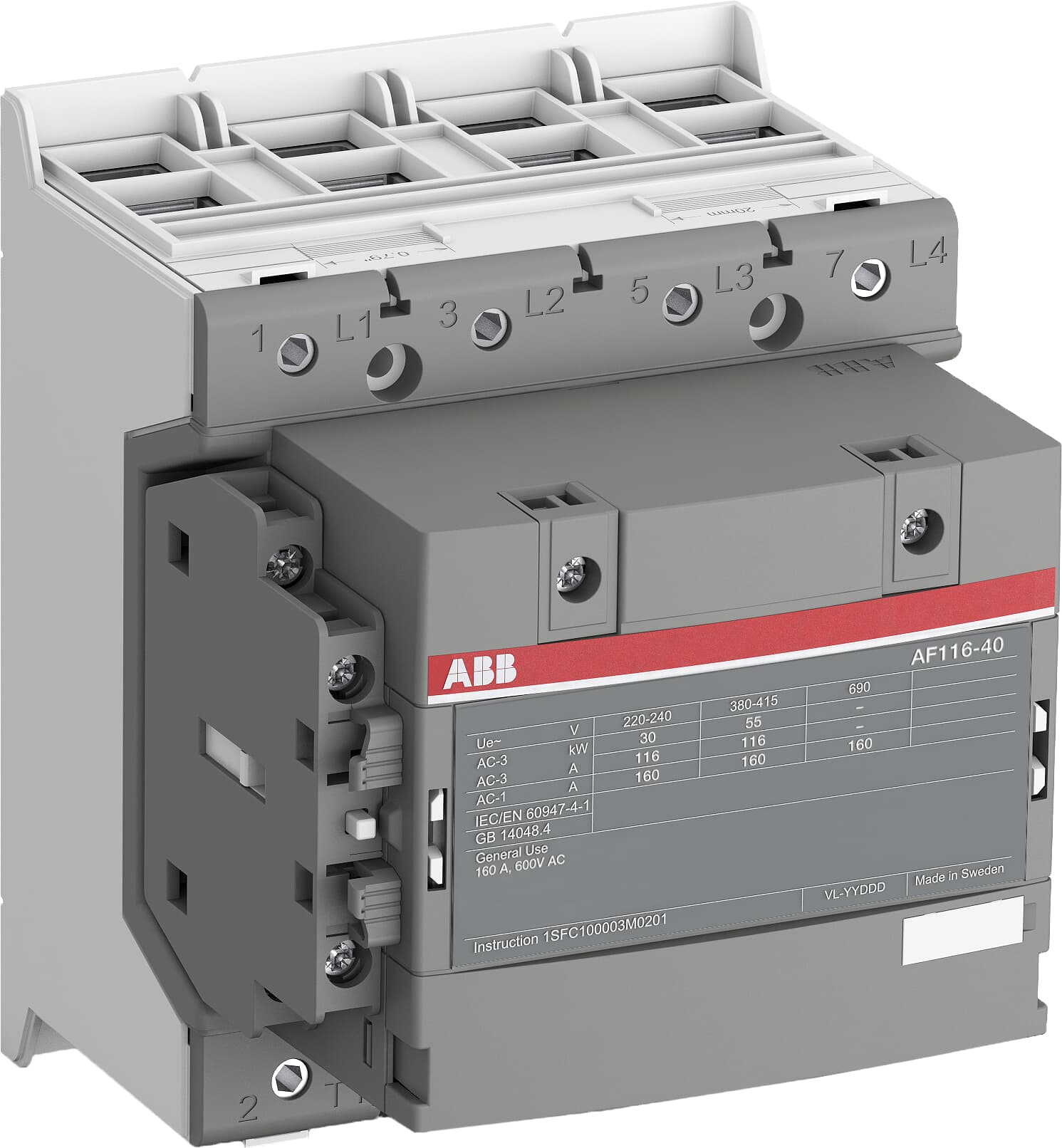 ABB ABB AF116-40-11-11 Block Contactor
