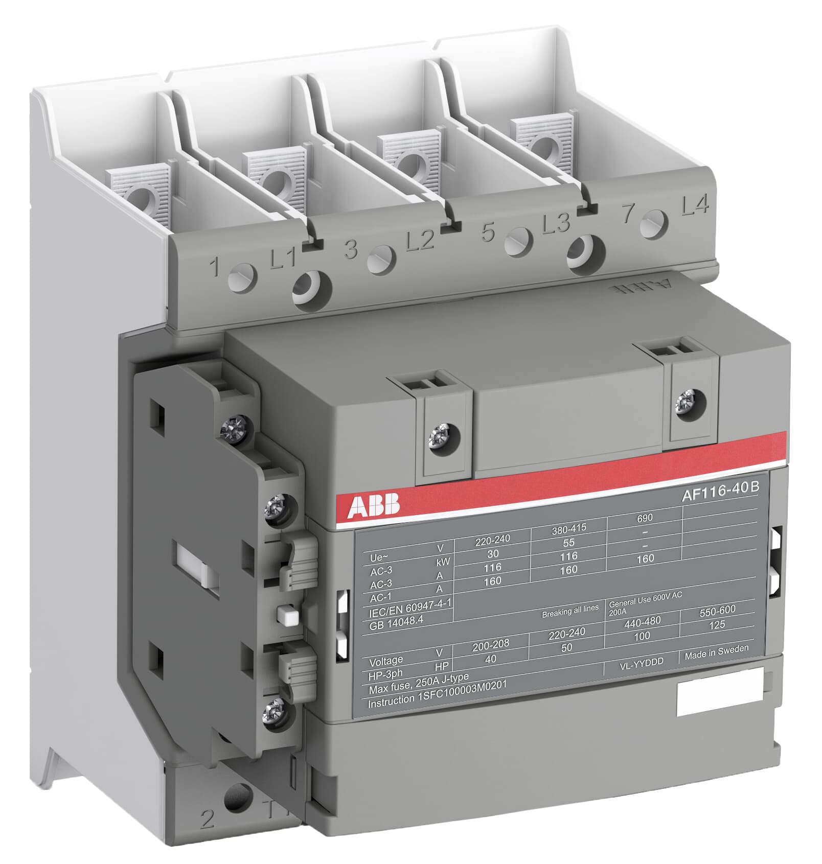 ABB ABB AF116-40-11B-12 Block Contactor