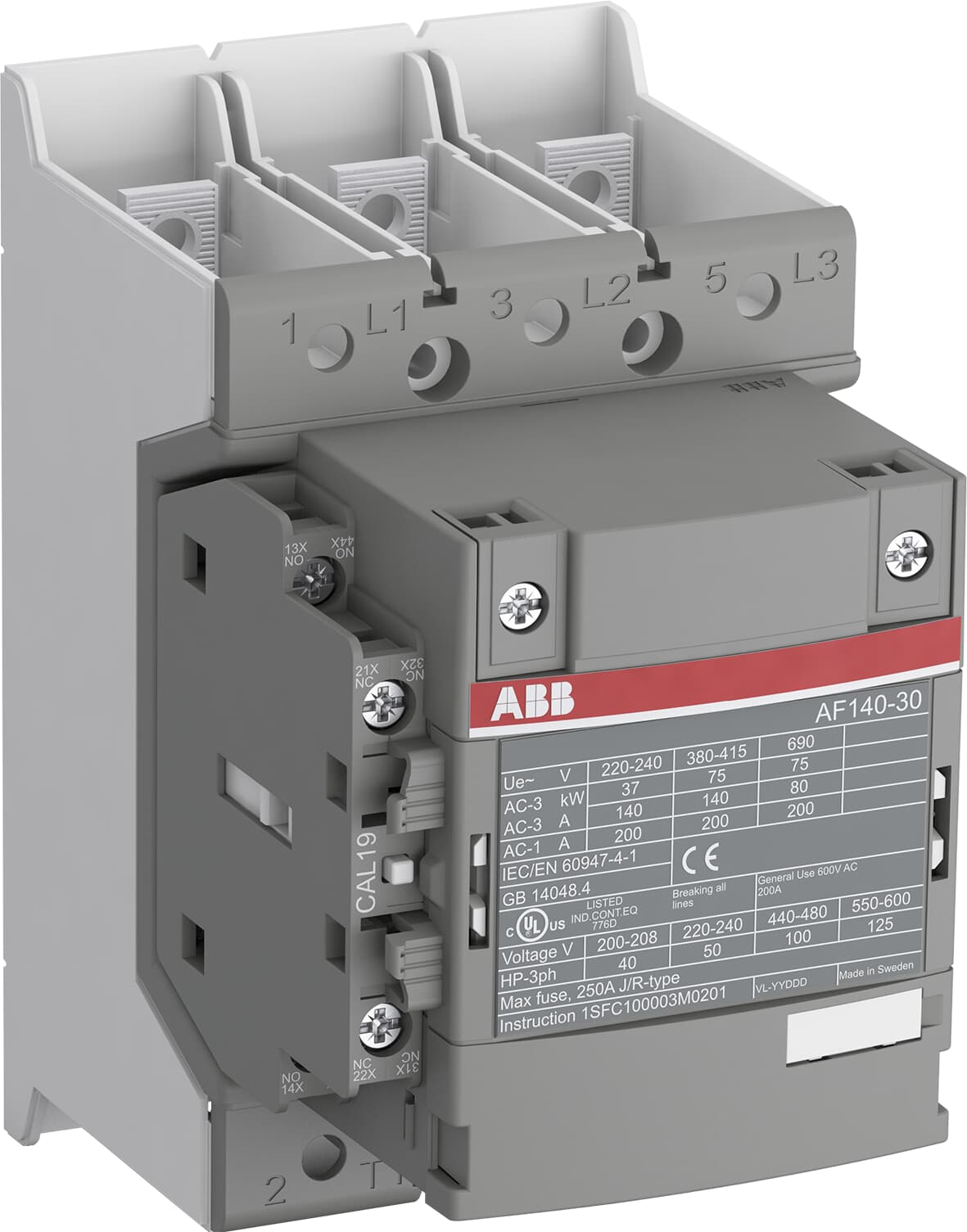 ABB ABB AF140-30-11B-11 Block Contactor