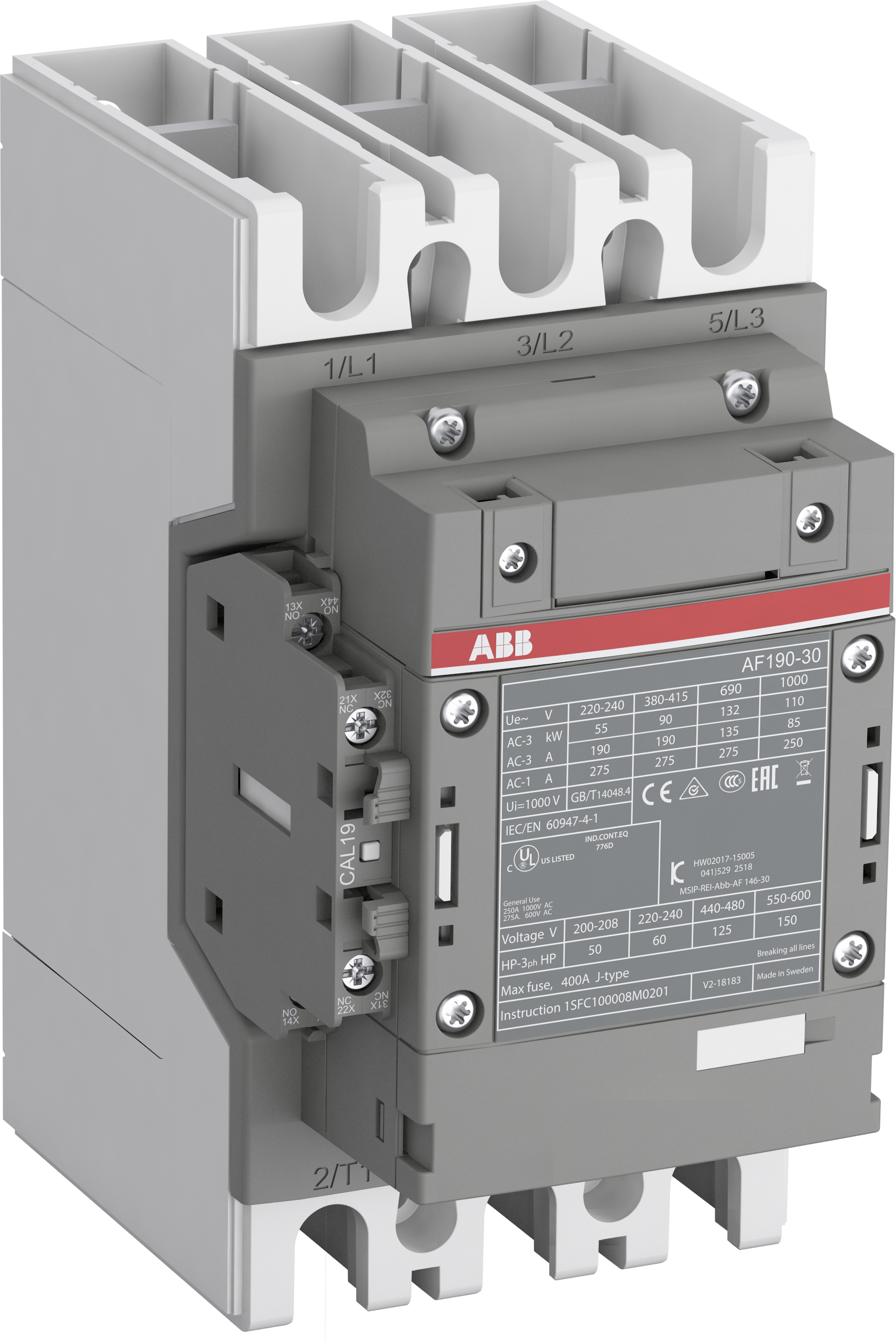 ABB ABB AF190-30-11-11 Block Contactor