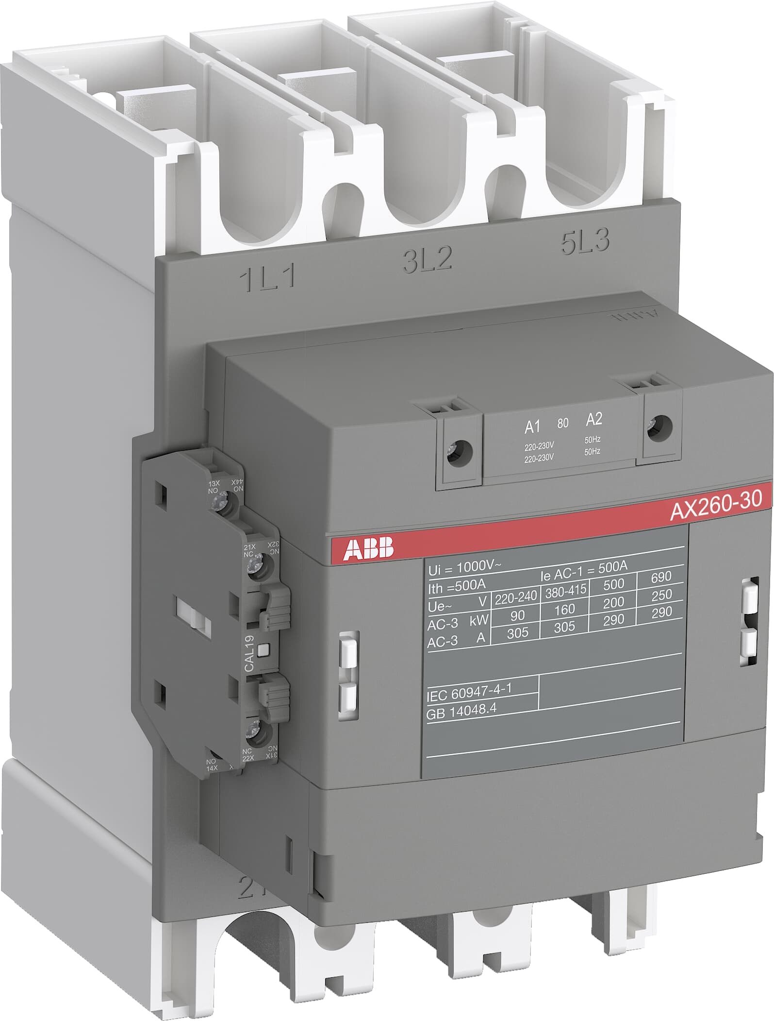 ABB ABB AX260-30-11-84 Block Contactor