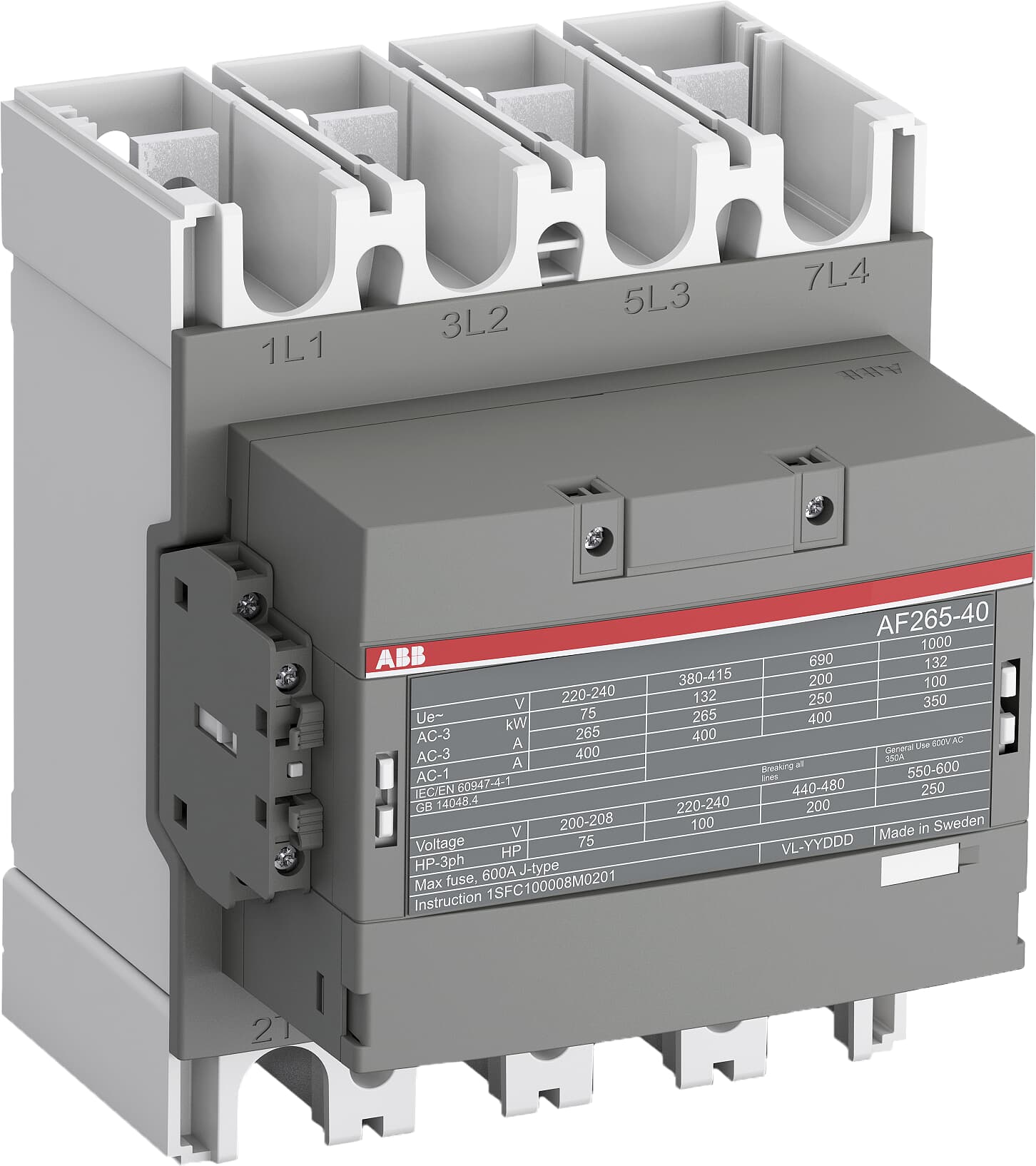 ABB ABB AF265-40-11-11 Block Contactor