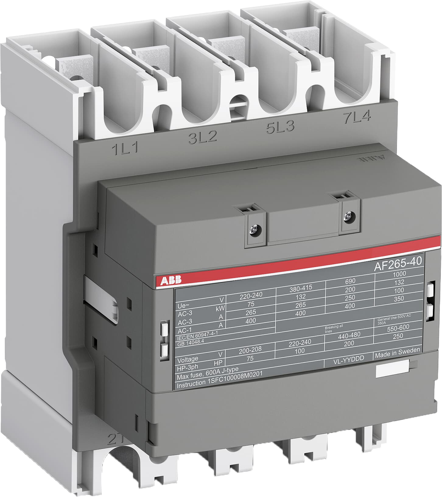 ABB ABB AF265-40-00-13 Block Contactor