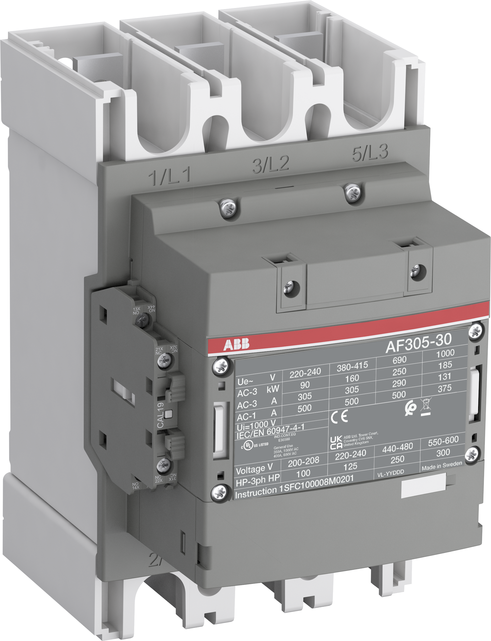 ABB ABB AF305-30-11-13 Block Contactor