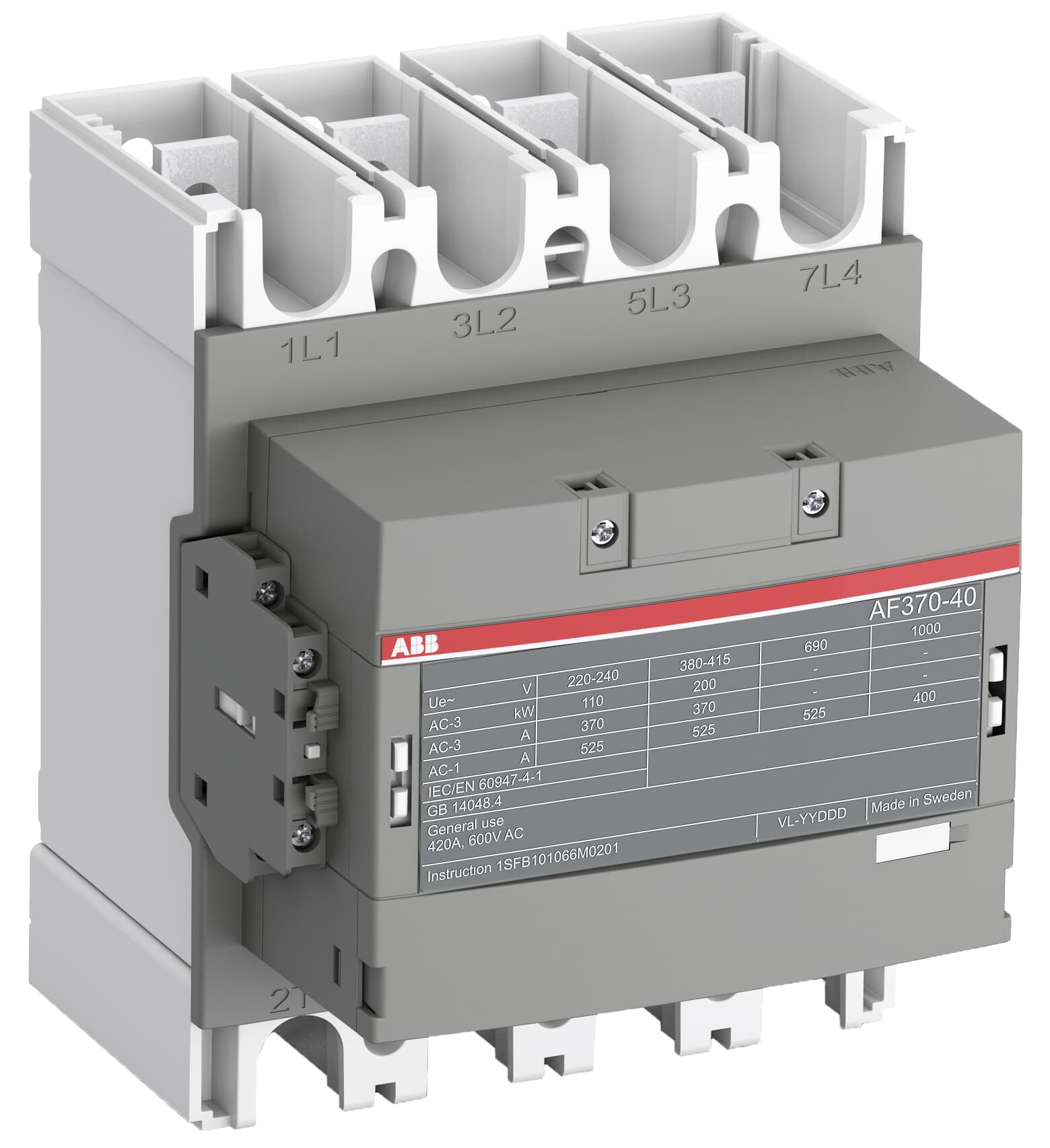 ABB ABB AF370-40-11-11 Block Contactor