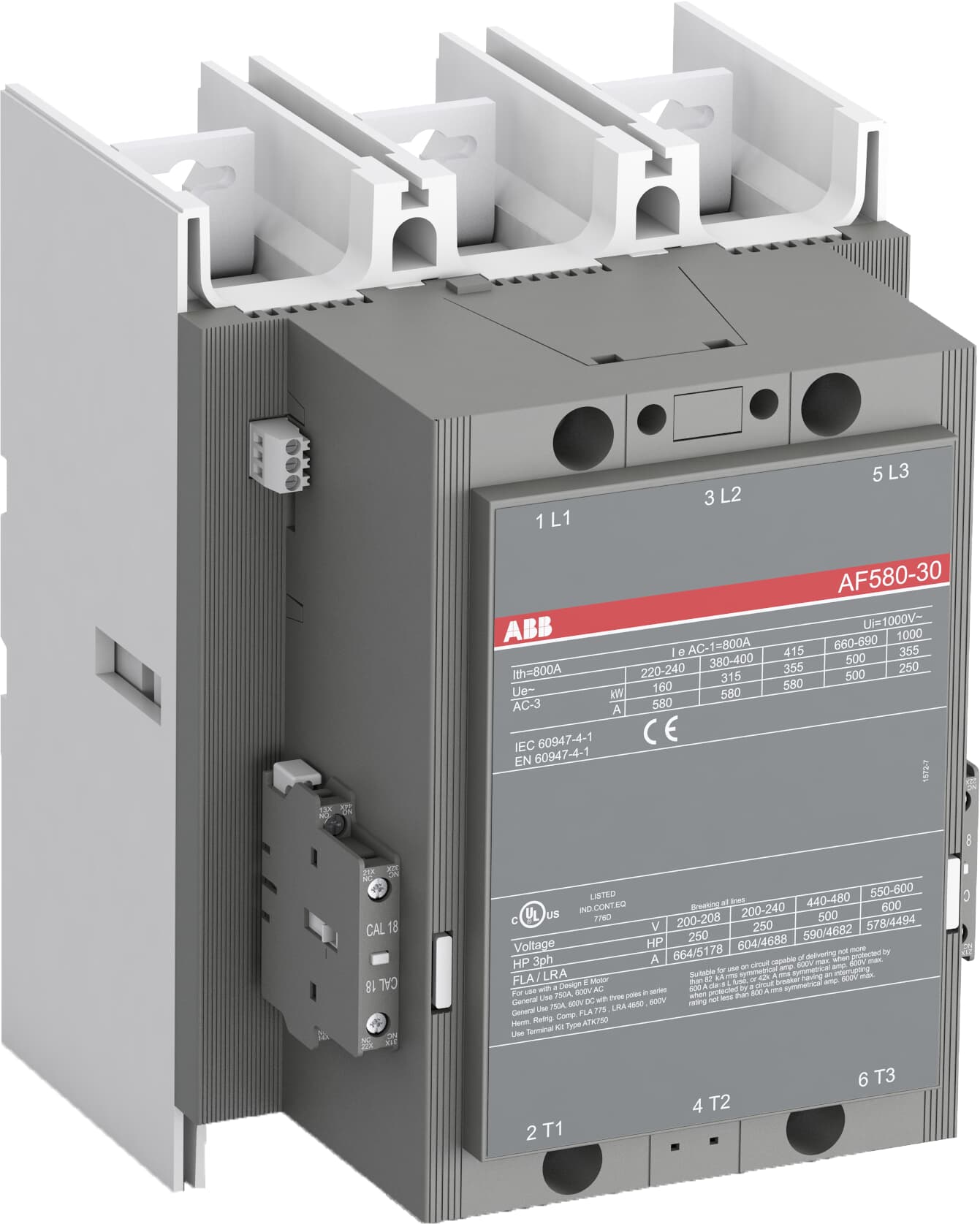 ABB ABB AF580-30-22-71 Block Contactor