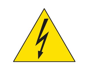 ABB ABB EV1156 N.300 triangle stickers 20MM light.arrow