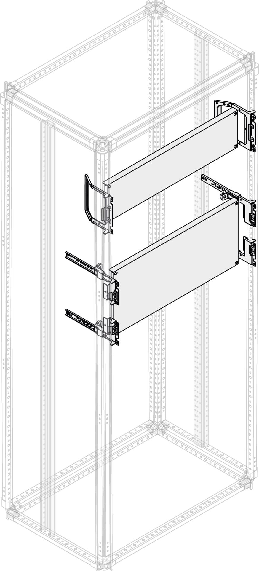 ABB ABB PPMB2060 Blind mounting plate H=200MM W=600MM