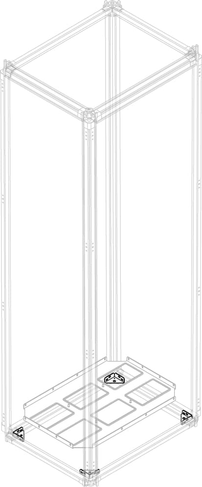 ABB ABB PBRB0004 N.4 brackets for base without plinth