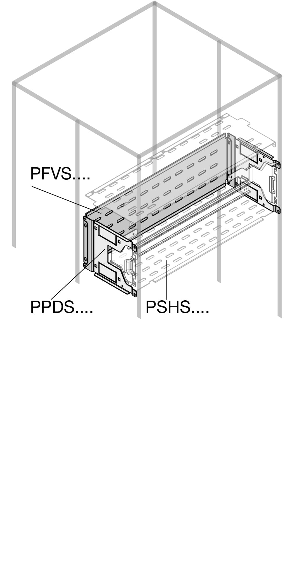 ABB ABB PPDS0200 2 covers for DIN rail H=200MM