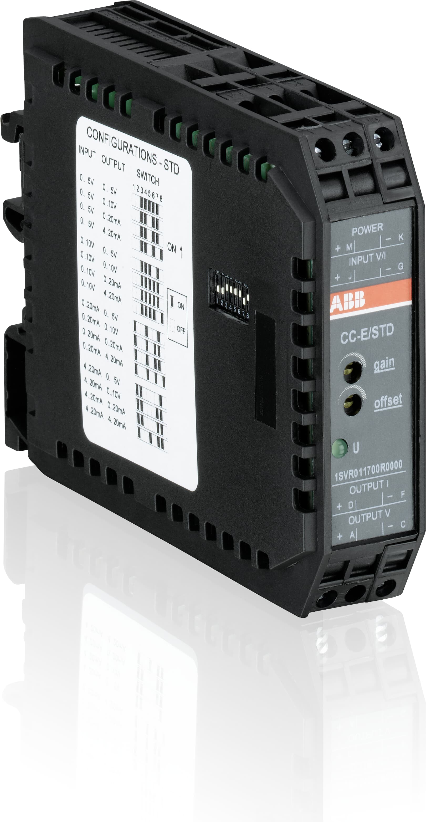 ABB ABB CC-E/STD Signal converter, univers. V/I / V/I, 24VDC