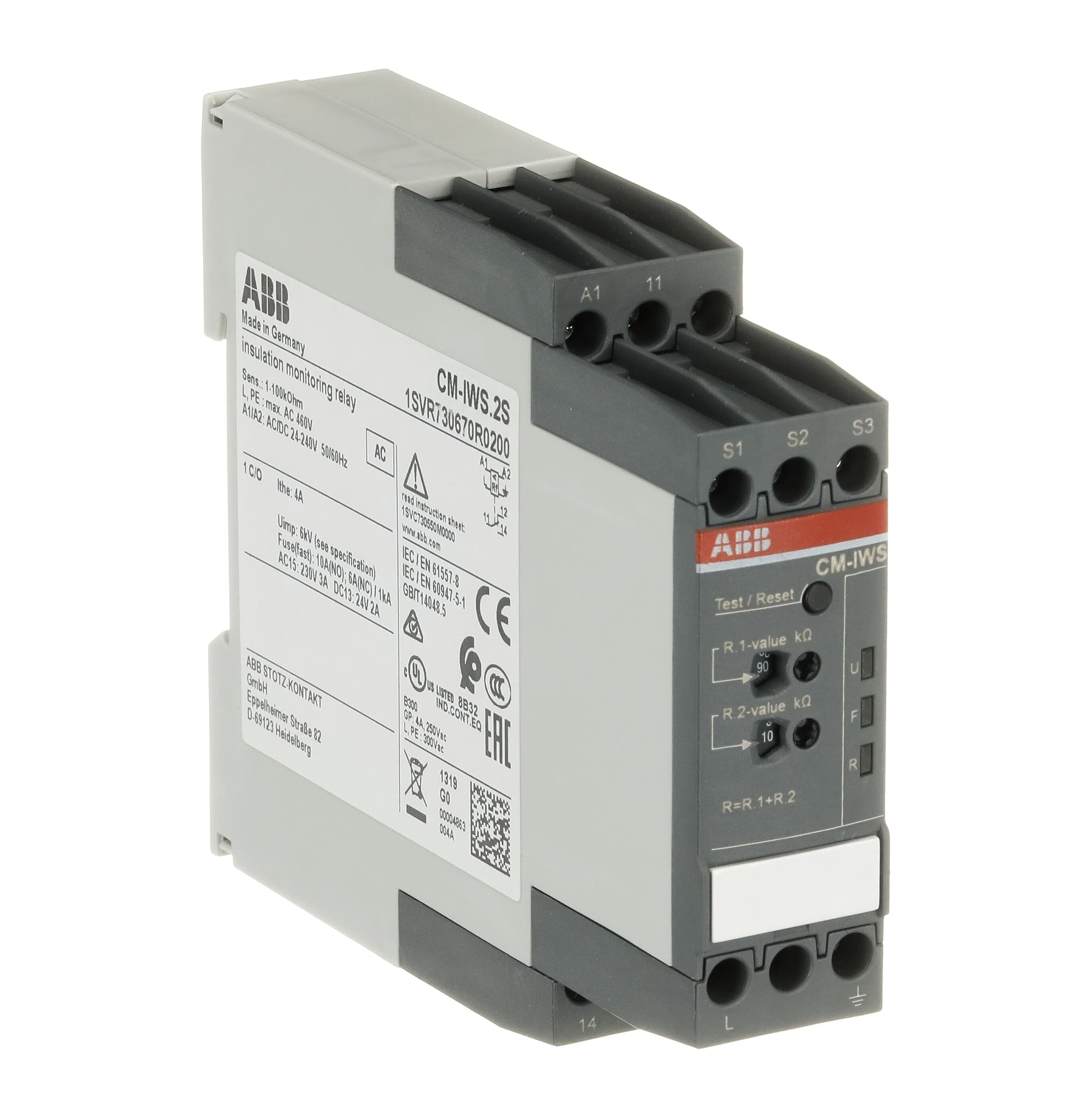 ABB ABB CM-IWS.2S Insulation and earth fault monitoring relay