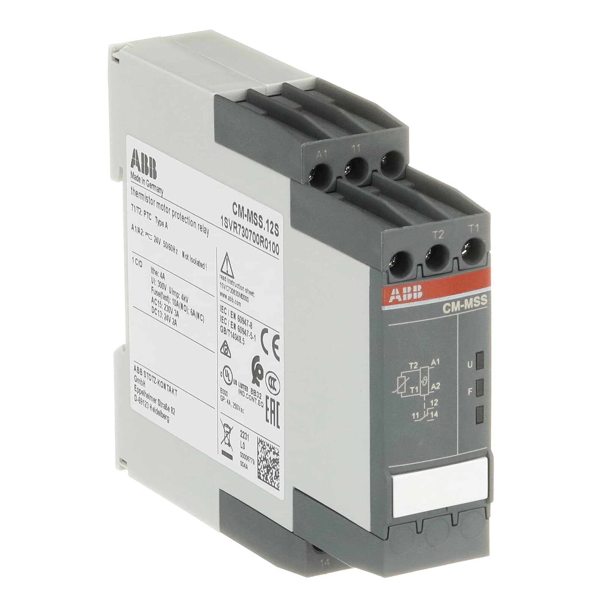 ABB ABB CM-MSS.12S Relay for thermistor protection (PTC)