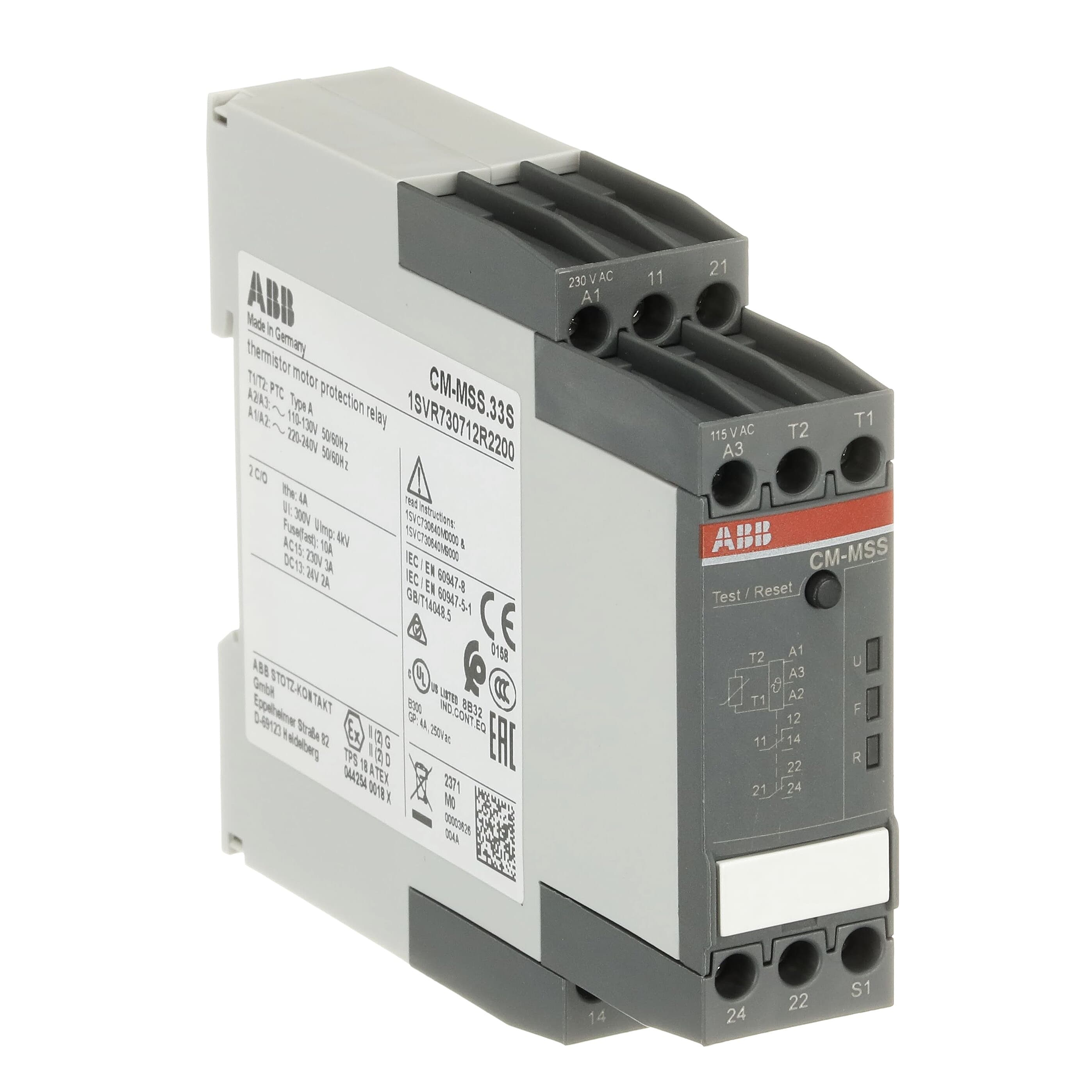 ABB ABB CM-MSS.33S Relay for thermistor protection (PTC)