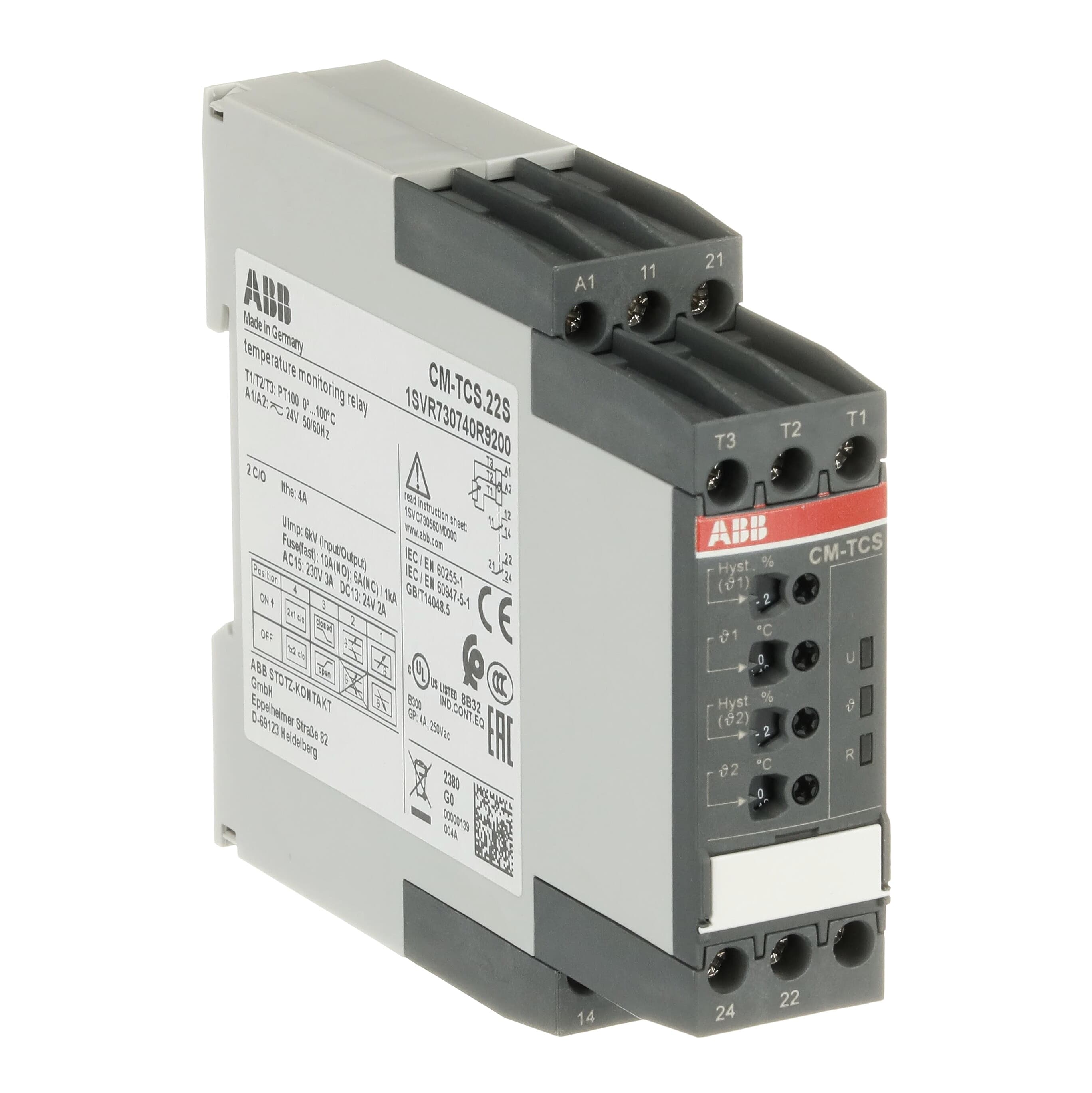 ABB ABB CM-TCS.22S Temperature monitoring relay
