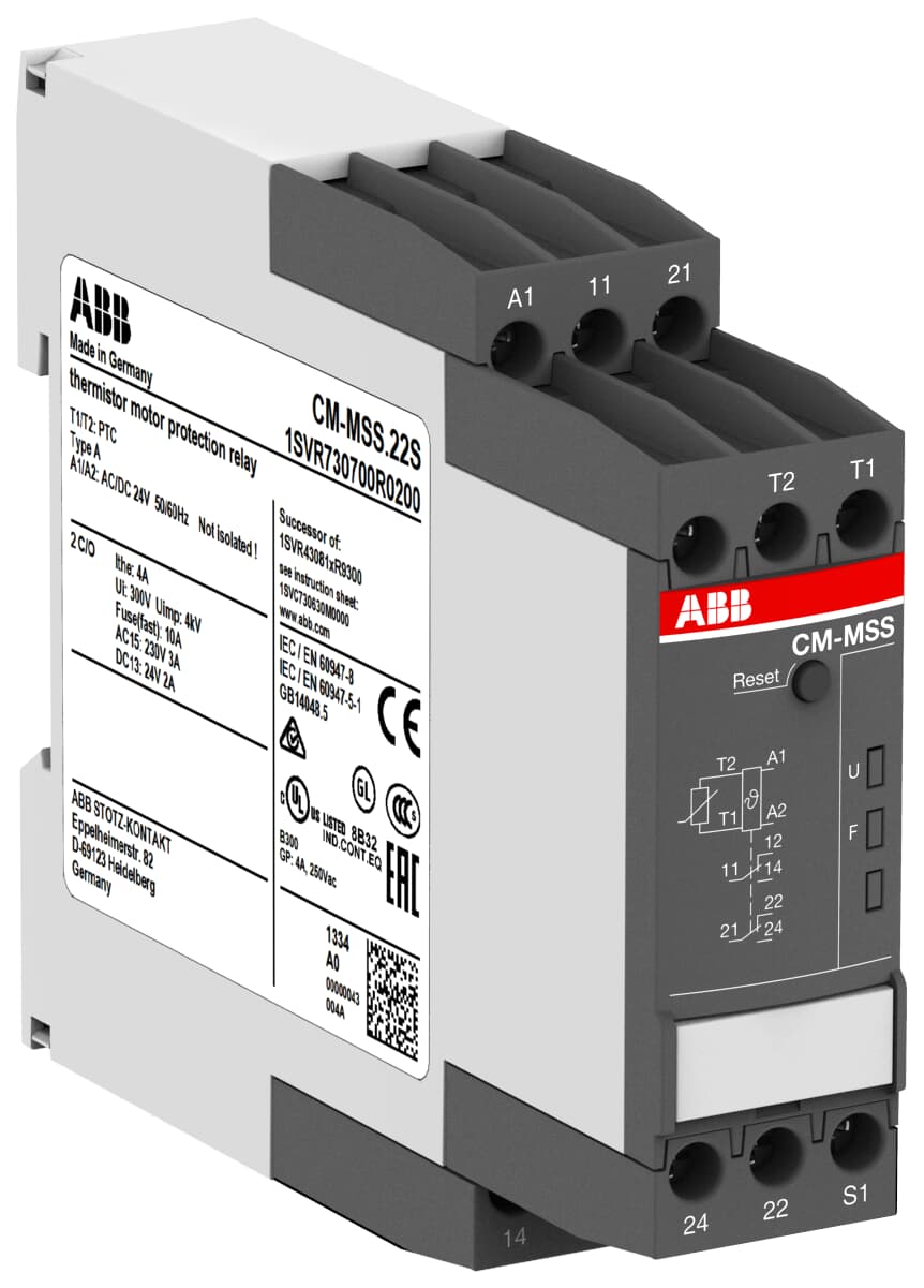 ABB ABB CM-MSS.22P Relay for thermistor protection (PTC)