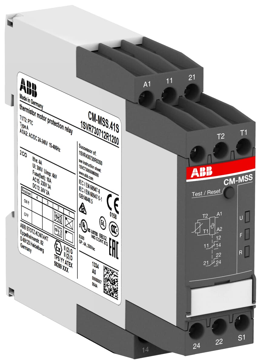 ABB ABB CM-MSS.41P Relay for thermistor protection (PTC)
