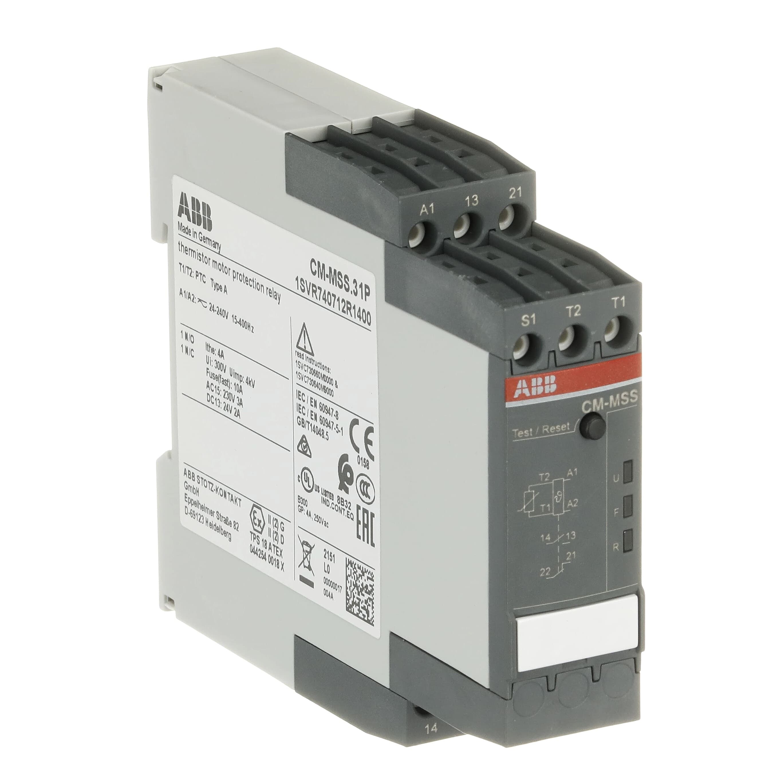 ABB ABB CM-MSS.31P Relay for thermistor protection (PTC)