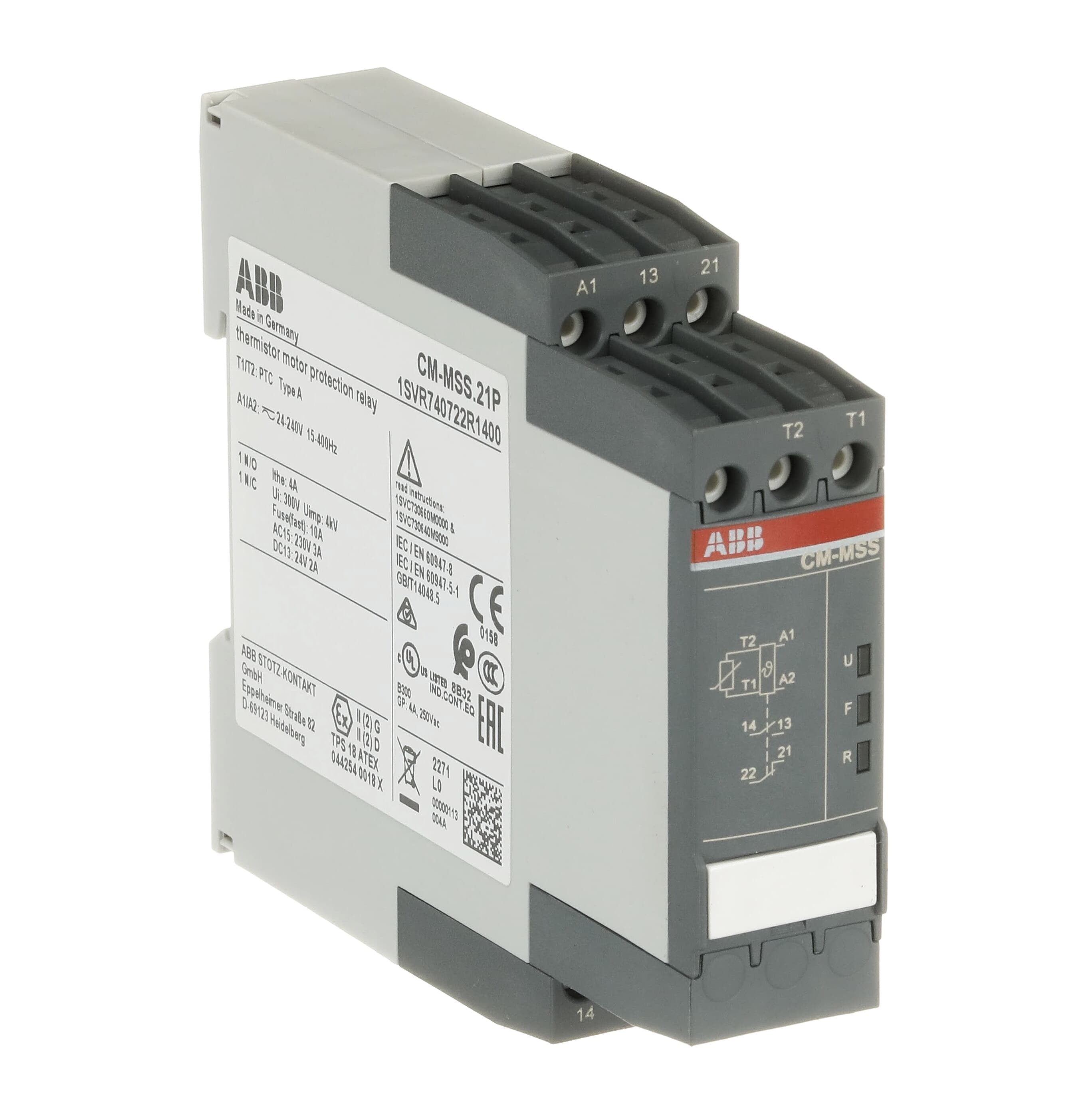 ABB ABB CM-MSS.21P Relay for thermistor protection (PTC)