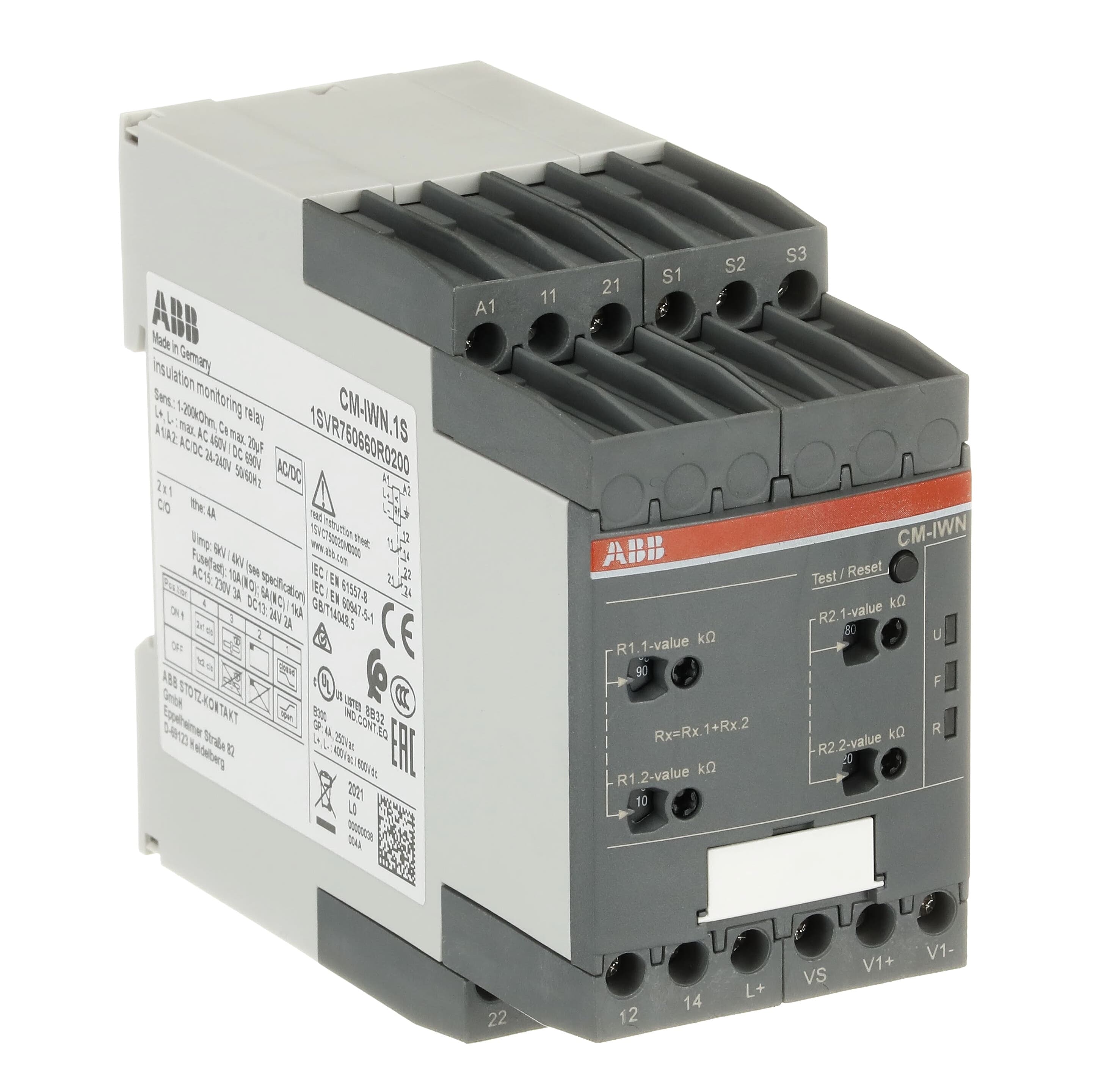 ABB ABB CM-IWN.1S Insulation and earth fault monitoring relay