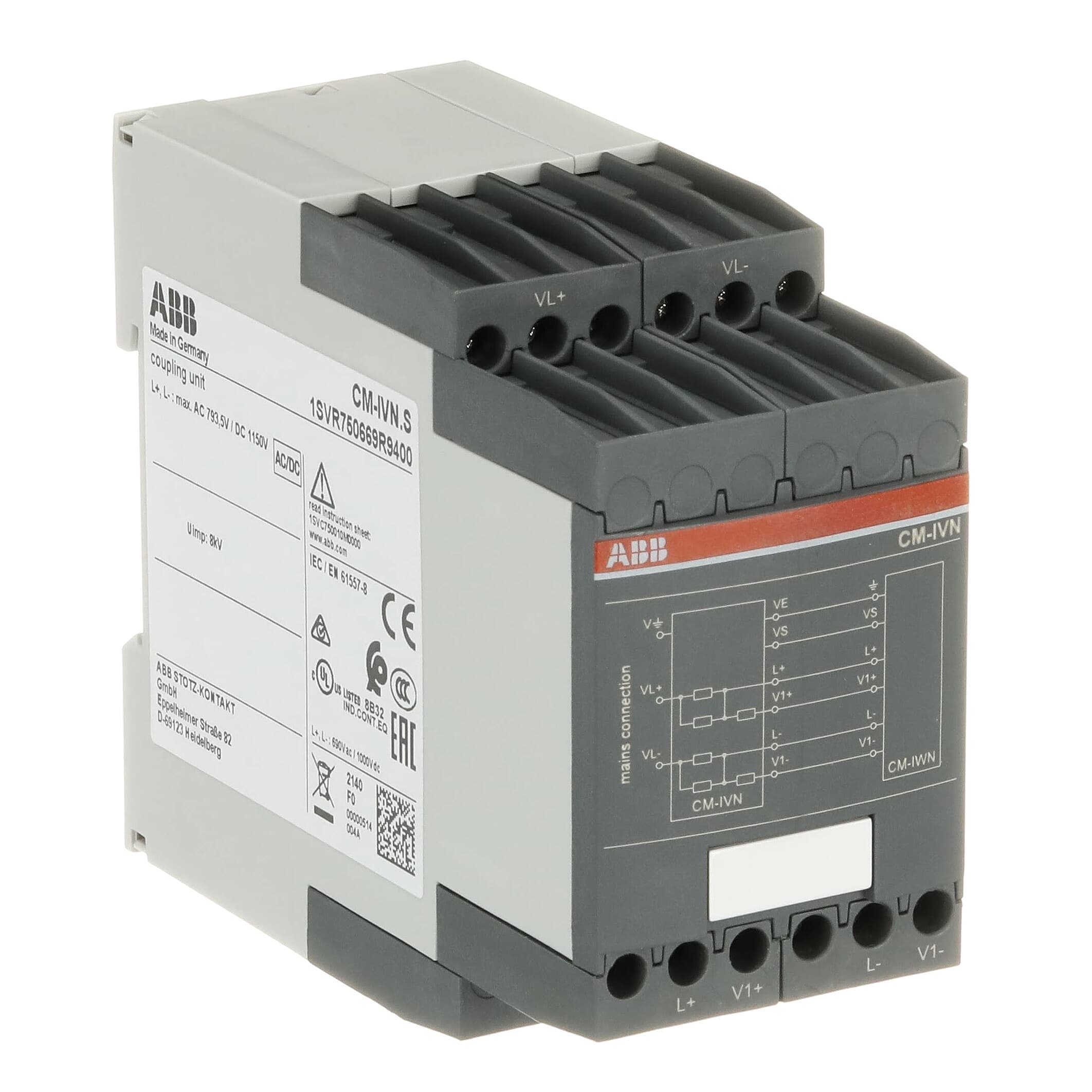 ABB ABB CM-IVN.S Insulation and earth fault monitoring relay
