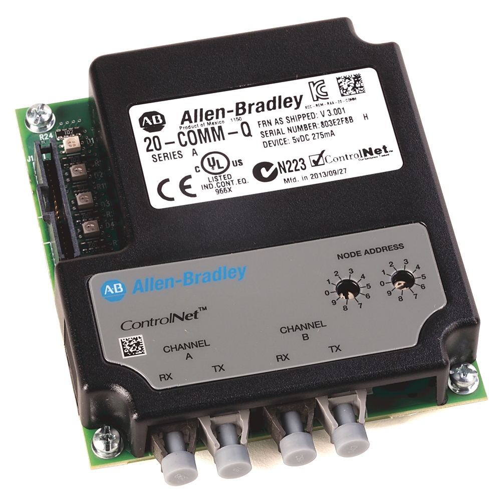 Allen-Bradley Allen-Bradley 20-COMM-Q PowerFlex ControlNet Fiber Media Adapter