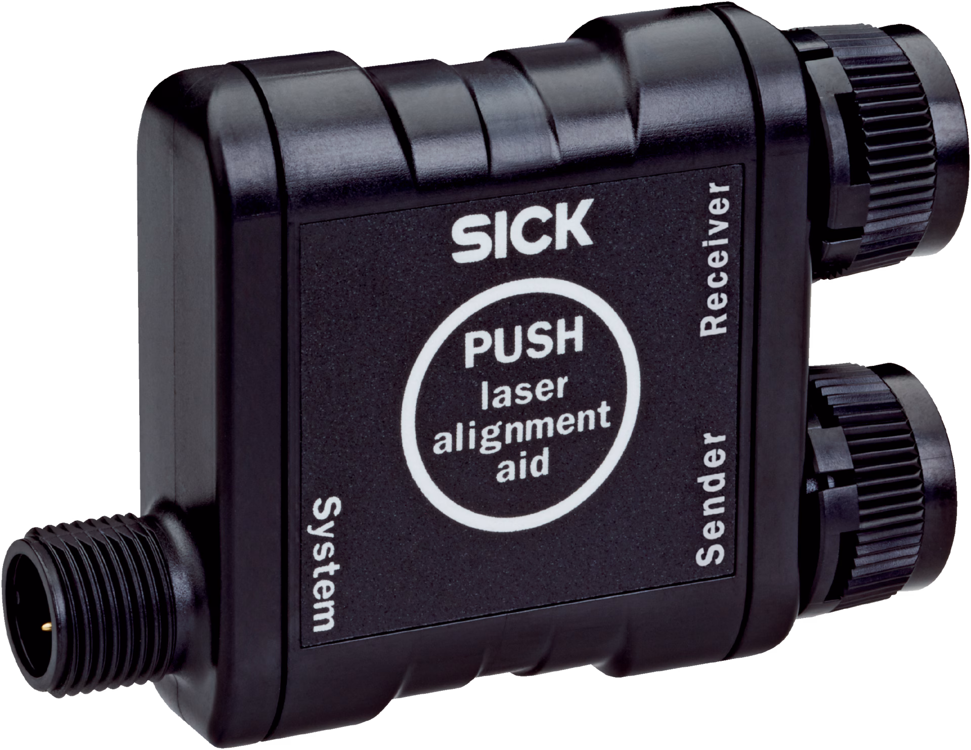 Sick SICK 2077933 – T-connector with pushbutton for laser alignment aid, M12, 5-pin Connectors and cable