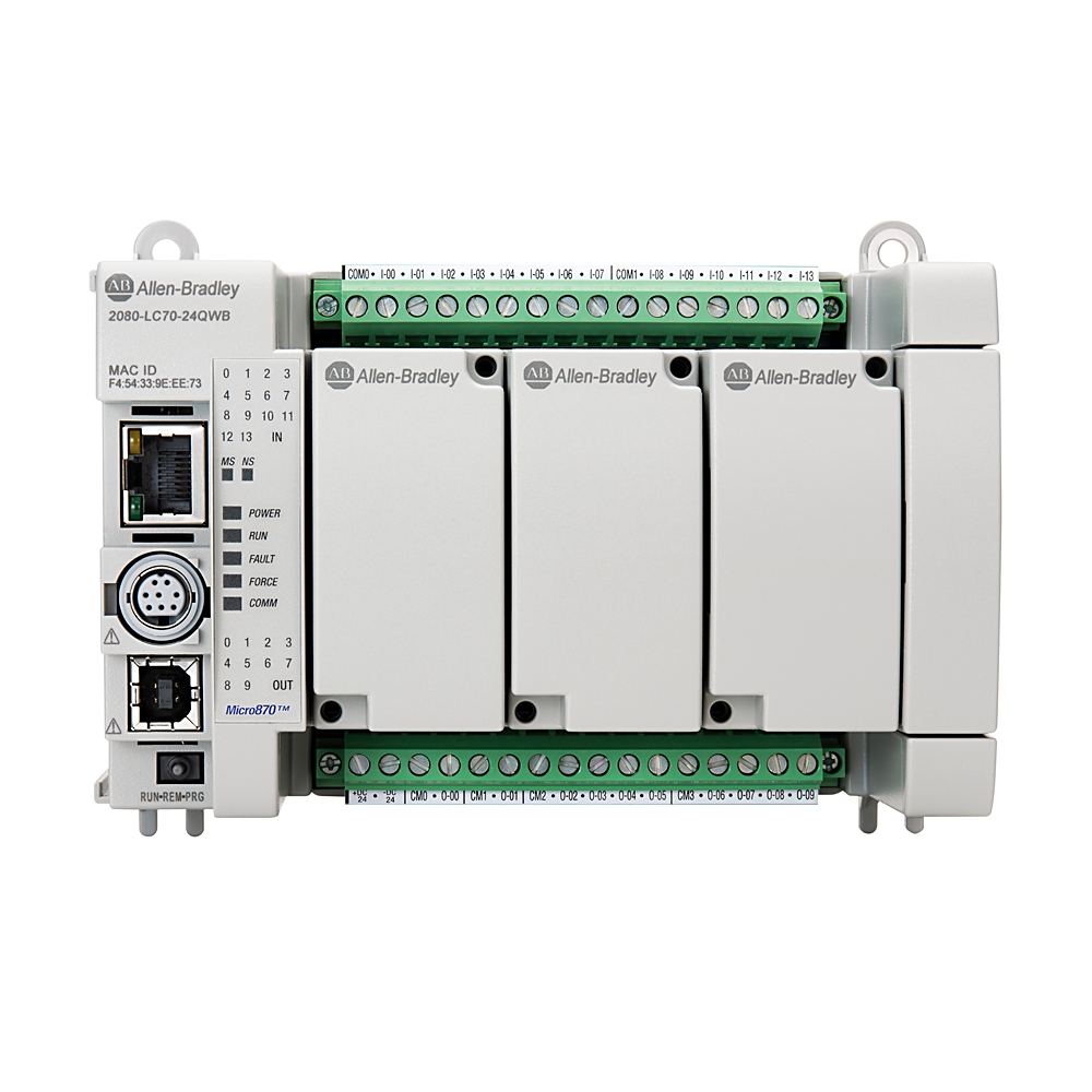 Allen-Bradley Allen-Bradley 2080-LC70-24QBB Micro870 24 I/O ENet/IP Controller