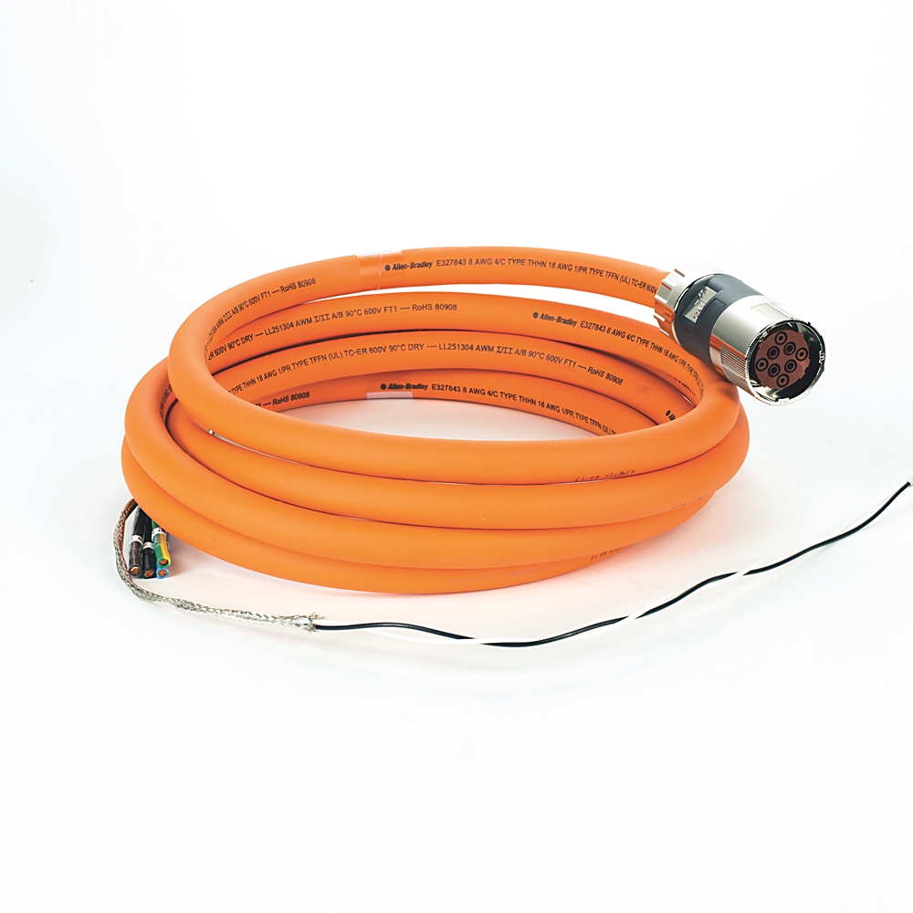 Allen-Bradley Allen-Bradley 2090-CPBM7DF-08AA04 MP-Series 4m Power and Brake Cable