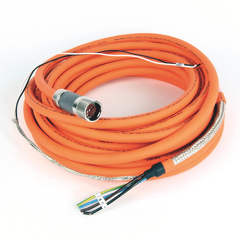Allen-Bradley Allen-Bradley 2090-CPBM7DF-12AA12 MP-Series 12m Power and Brake Cable