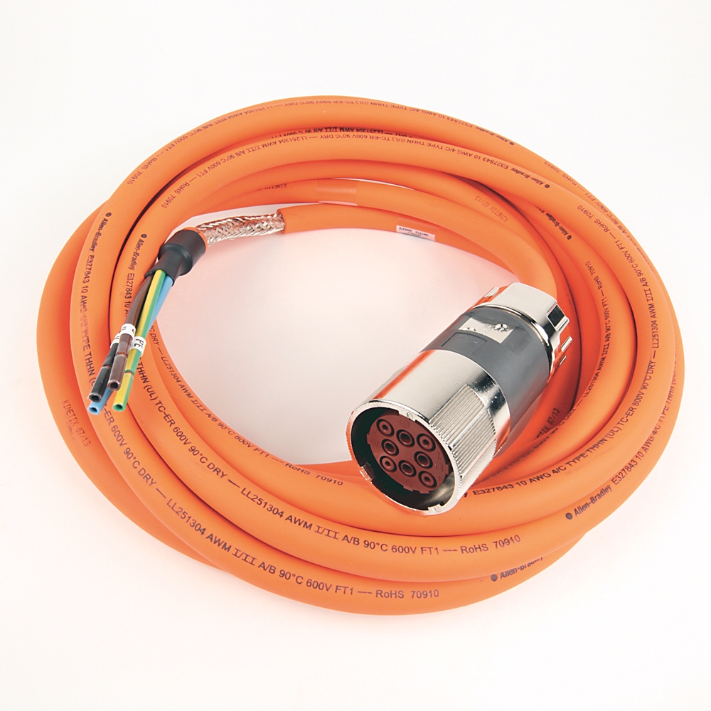 Allen-Bradley Allen-Bradley 2090-CPWM7DF-10AA07 MP-Series 7m Servo Power Cable
