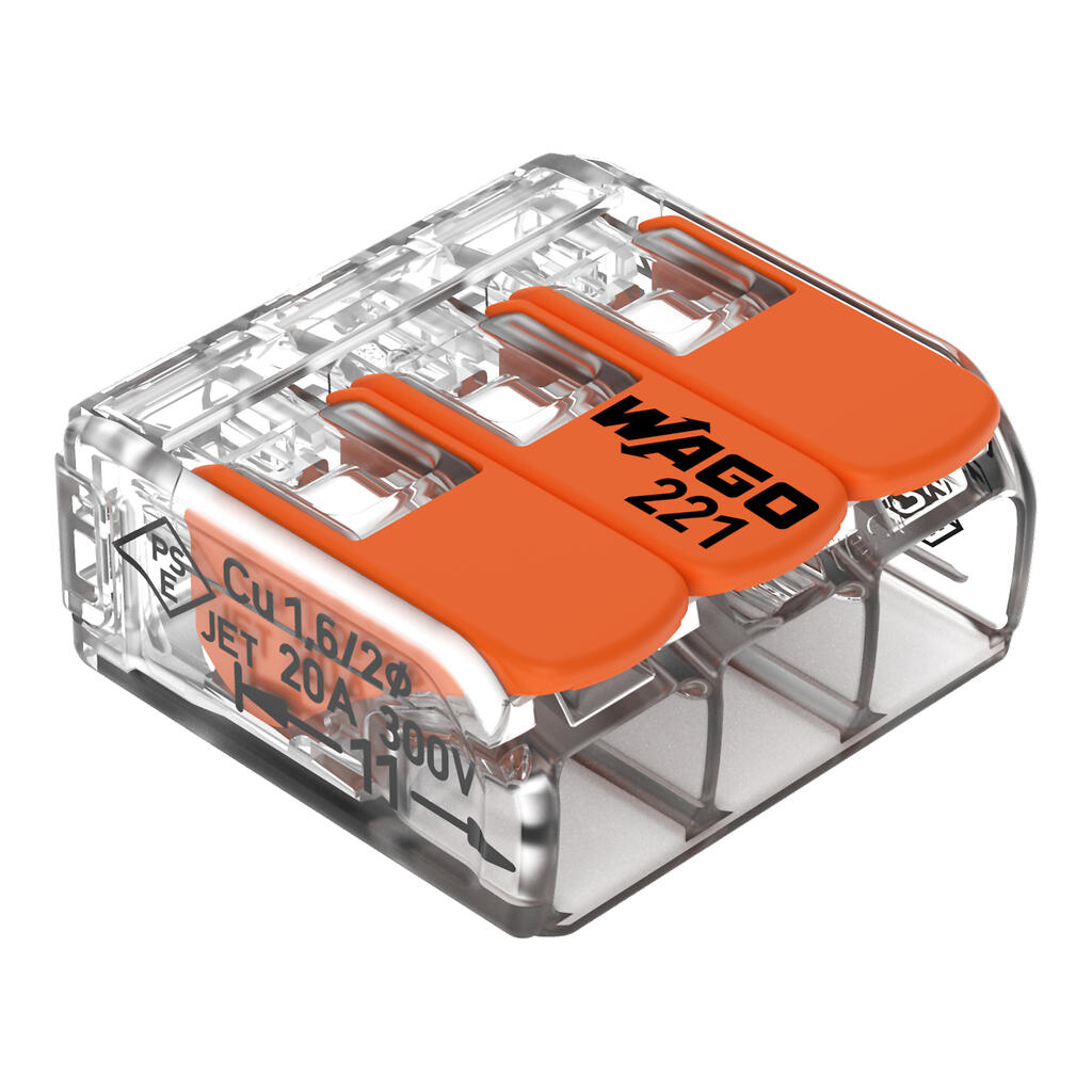 Wago Wago 221-413 - Splicing connector with levers