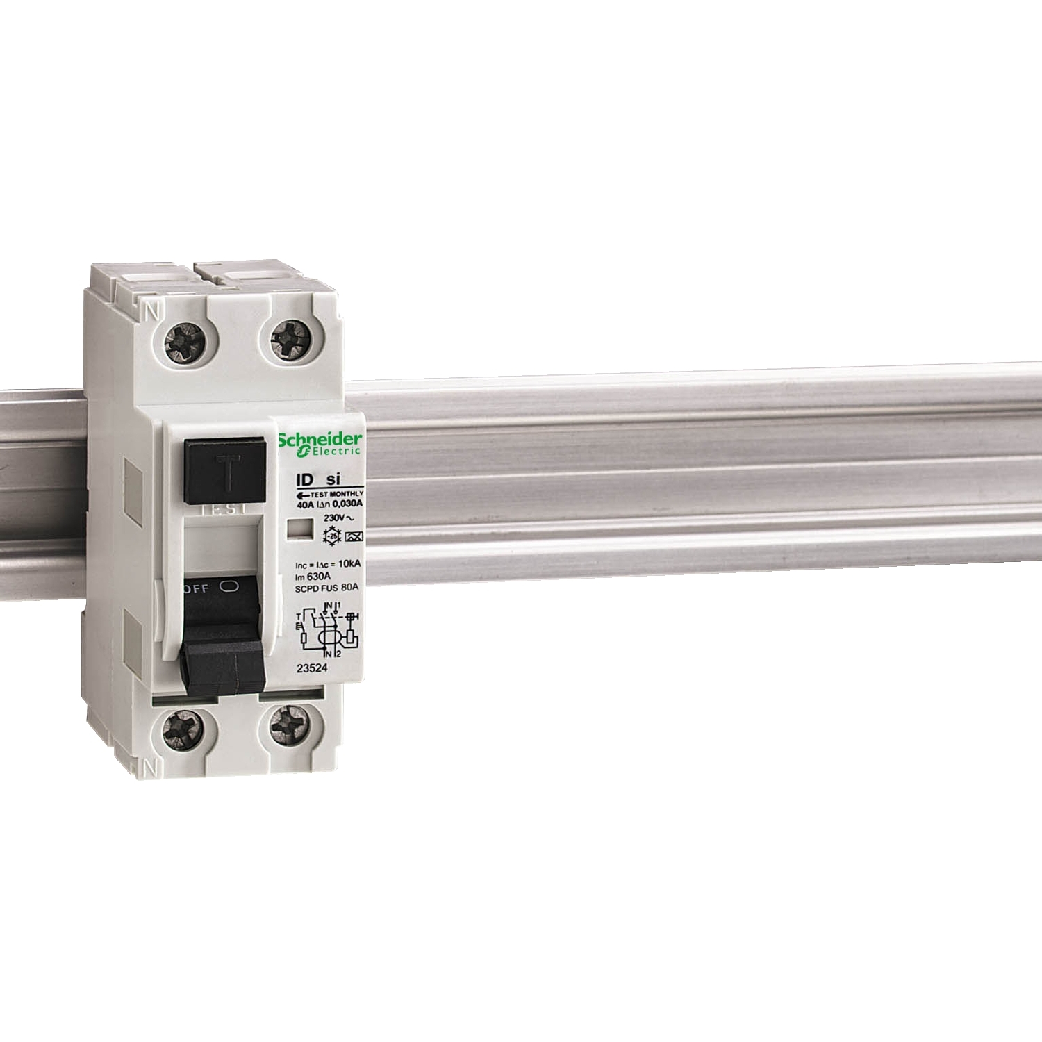 Schneider Electric Schneider Electric 23524 – Residual current circuit breaker ID - 2 poles - 40 A - class A 30 mA - class SiE