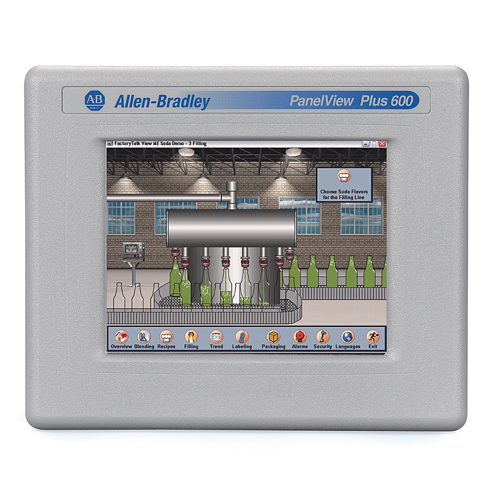 Allen-Bradley Allen-Bradley 2711P-T6C20D8 PanelView Plus 6 6 Color Touch DC