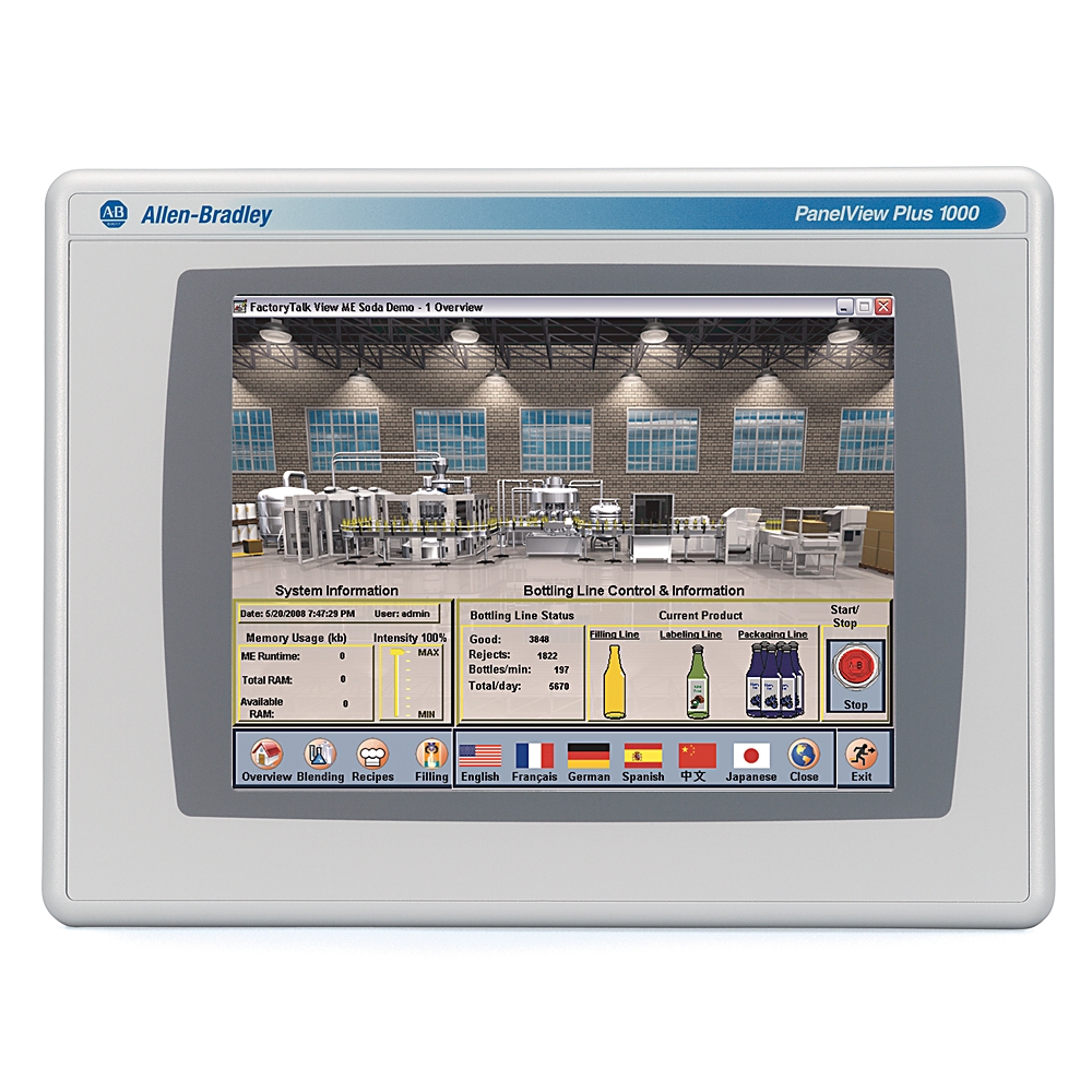 Allen-Bradley Allen-Bradley 2711PC-T10C4D8 PanelView Plus Terminal