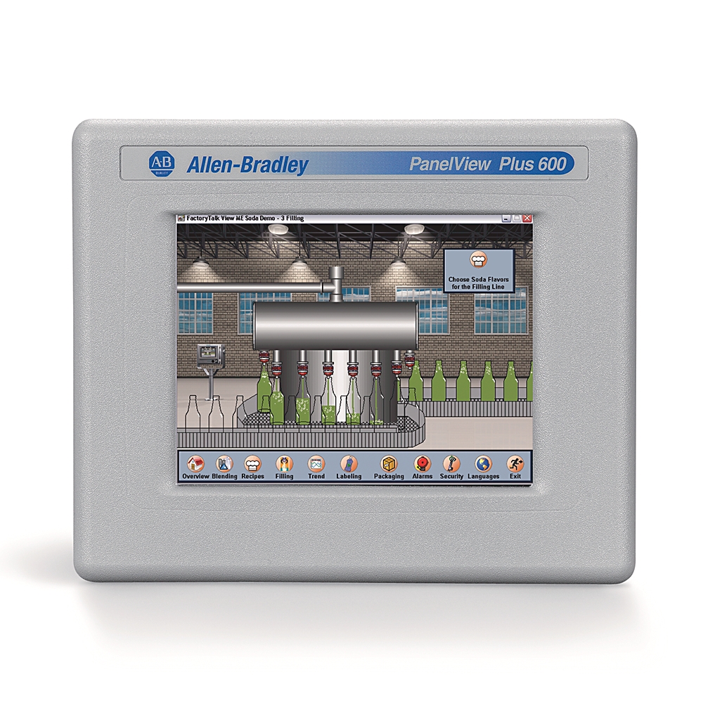 Allen-Bradley Allen-Bradley 2711PC-T6C20D8 Panel View Plus 6 600 Ethernet RS232