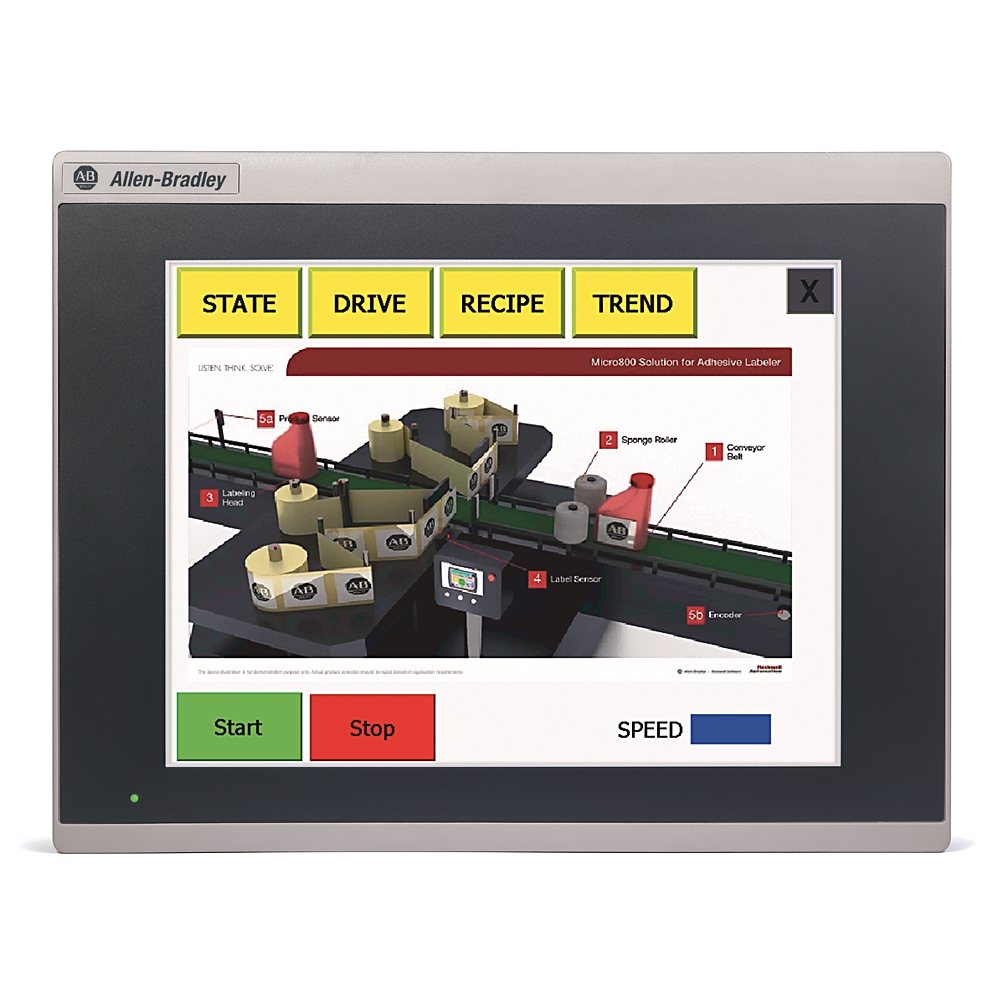 Allen-Bradley Allen-Bradley 2711R-T10T PANELVIEW 800 10.4-INCH HMI TERMINAL