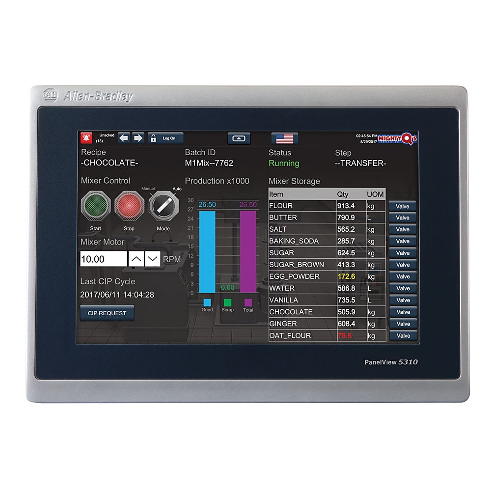 Allen-Bradley Allen-Bradley 2713P-T12WD1-B PanelView 5310 Graphic Terminal
