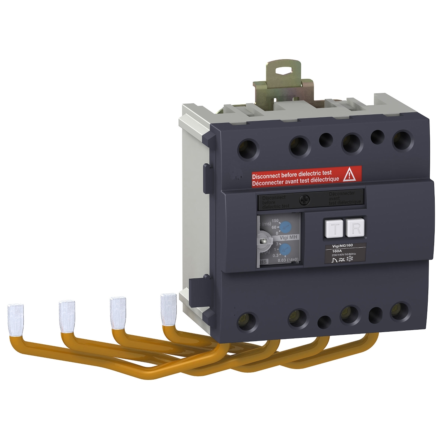 Schneider Electric Schneider Electric 28313 – Earth-leakage module Compact Vigi MH- 0.03..10A- 220..440 V- 4 poles 4d- class A