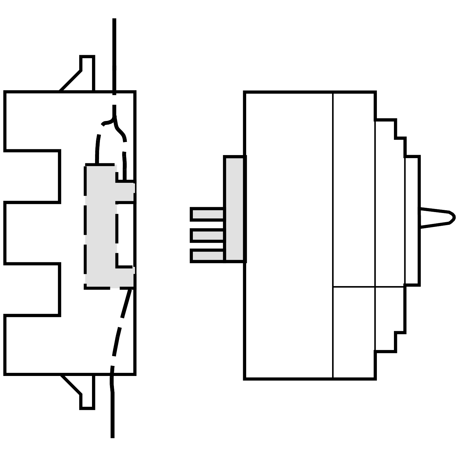 Schneider Electric Schneider Electric 29275 – Support for moving connection block - for NS100..250