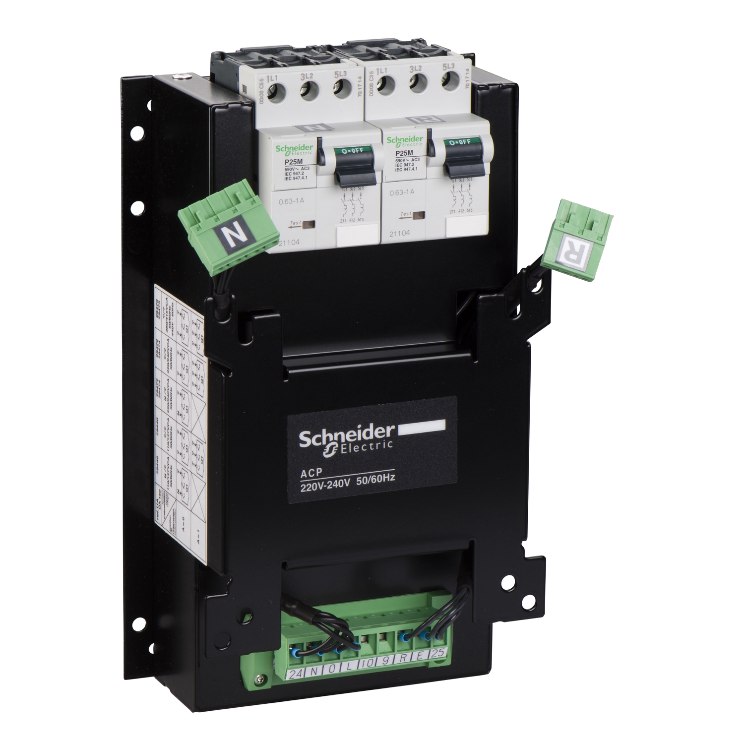 Schneider Electric Schneider Electric 29363 – Interface accessory, TransferPacT automatic control plate, 220…240VAC at 50/60Hz