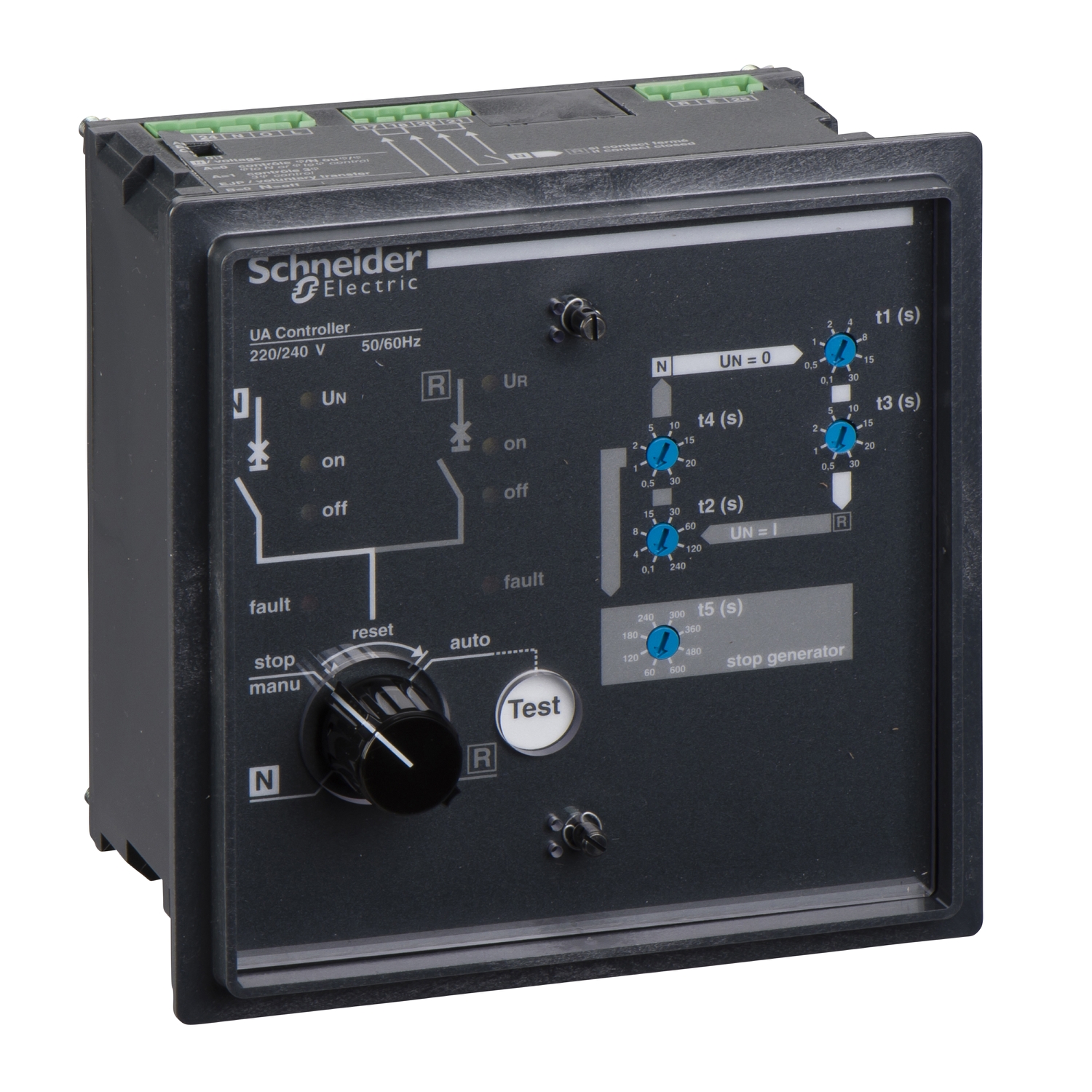 Schneider Electric Schneider Electric 29378 – UA controller, TransferPacT source changeover, automatic control system integrated, 220…240VAC at 50/60Hz