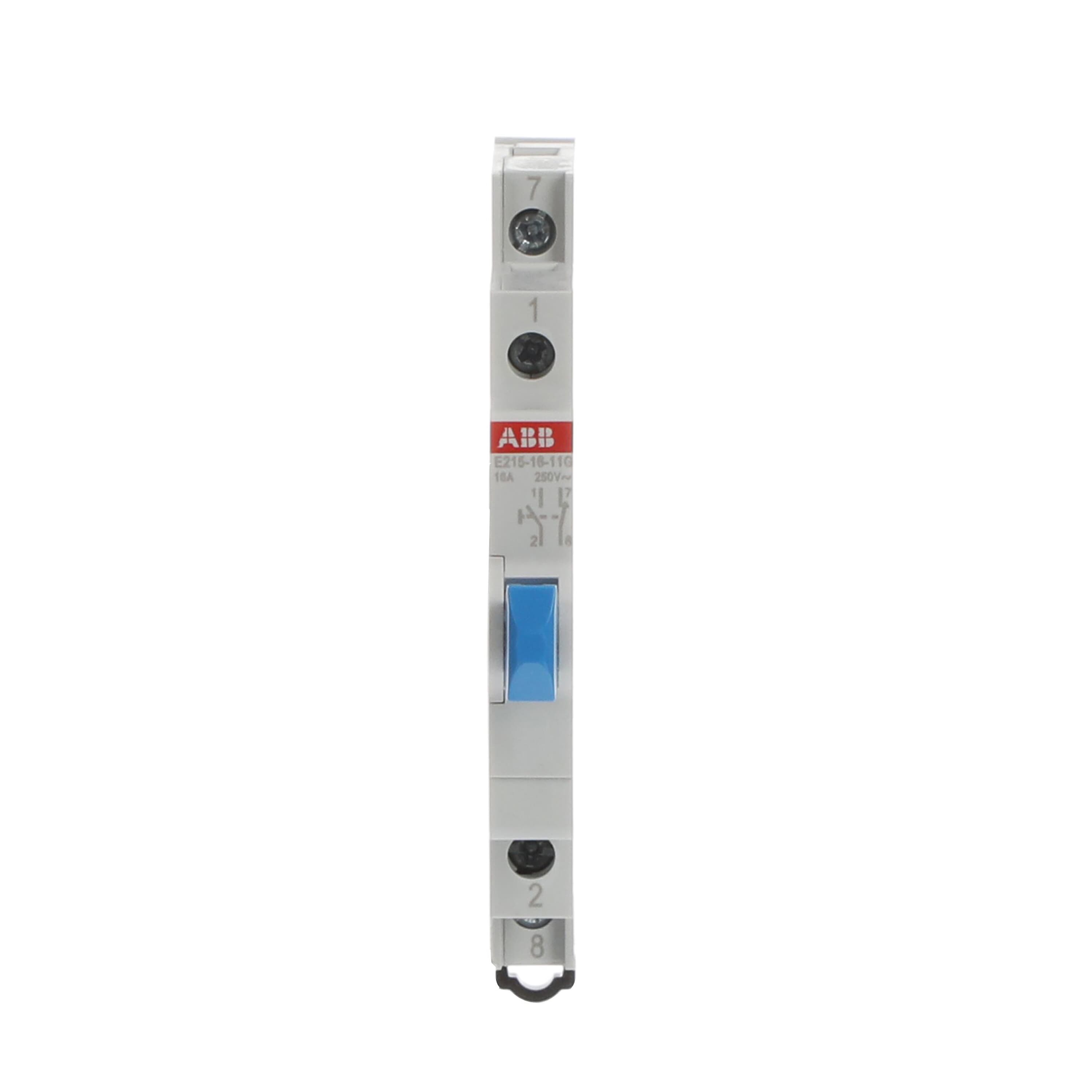 ABB ABB E215-16-11G Pushbutton, 16 A, acc. to EN 250 V AC, 1NO, 1NC, El. Color: Blue, MW: 0.5