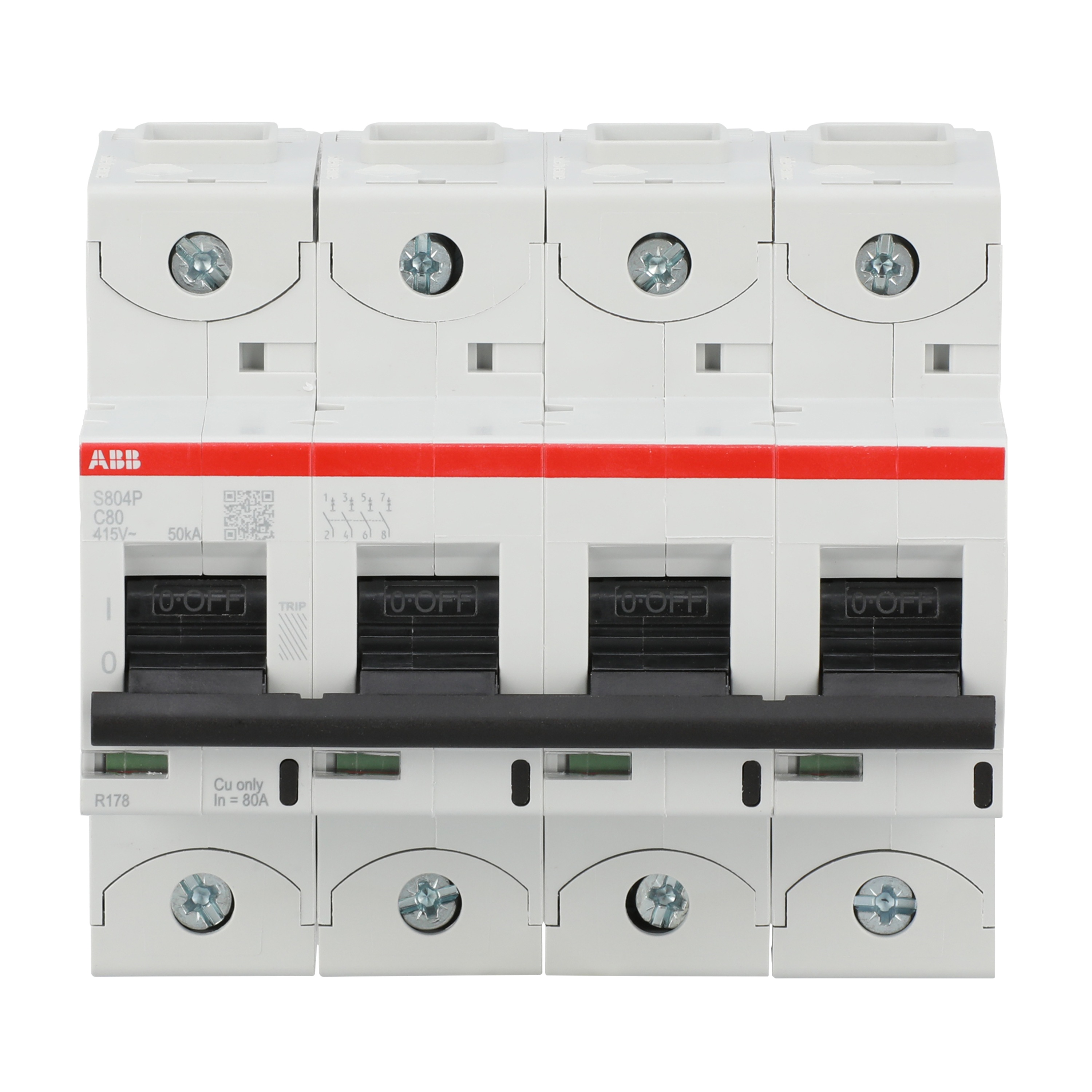 ABB ABB S804P-C80 Miniature circuit breaker (MCB)