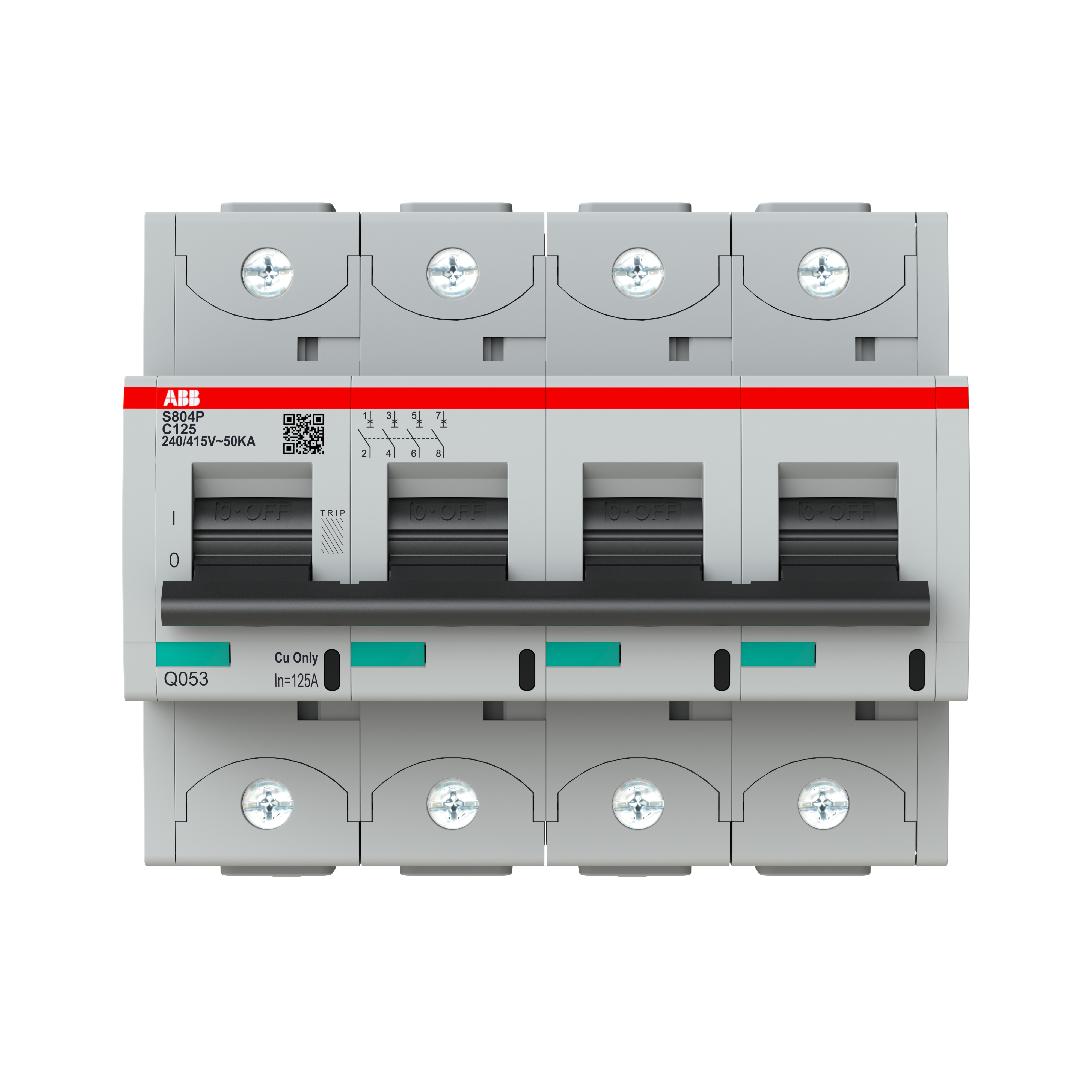 ABB ABB S804P-C125 Miniature circuit breaker (MCB)