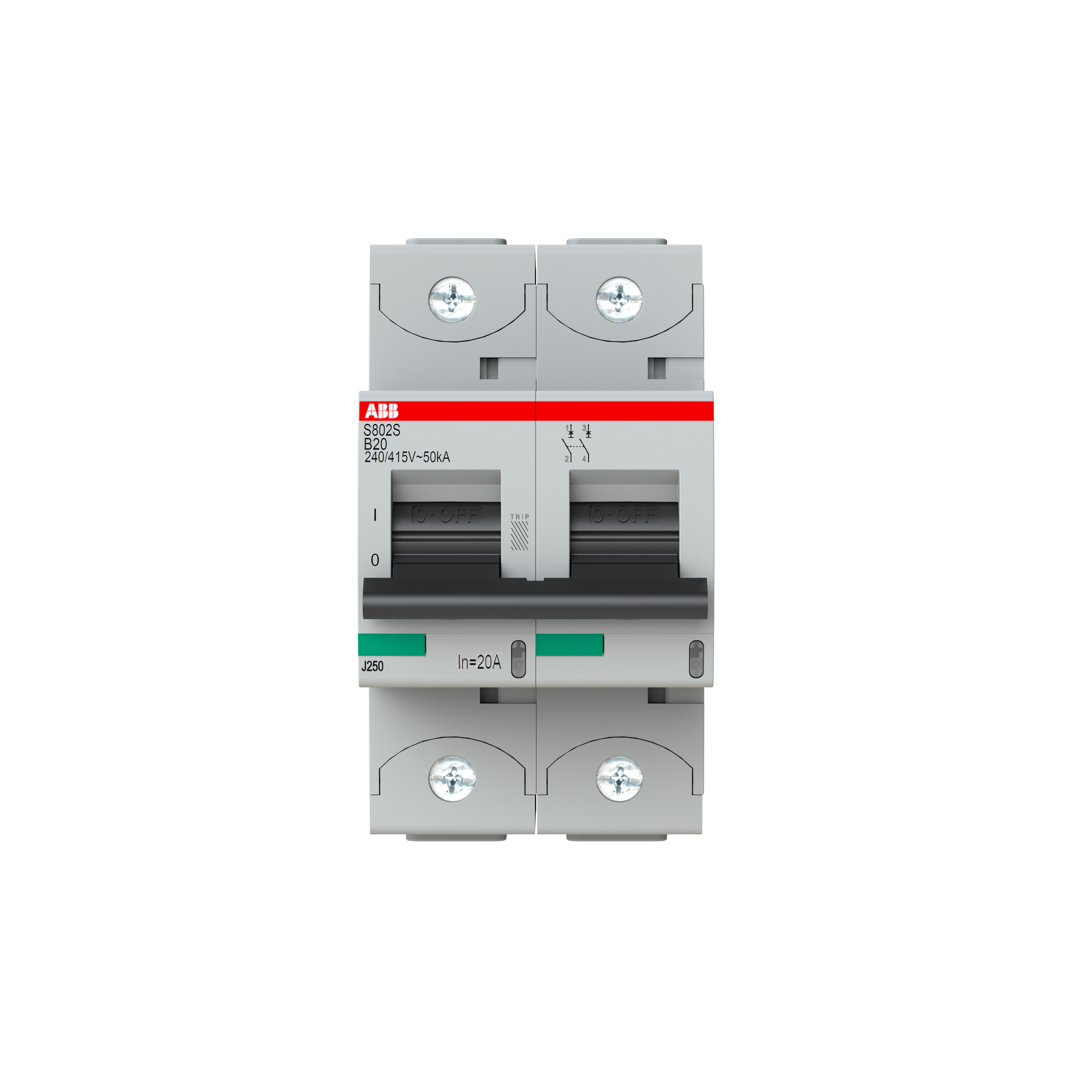 ABB ABB S802S-B20 Miniature circuit breaker (MCB)