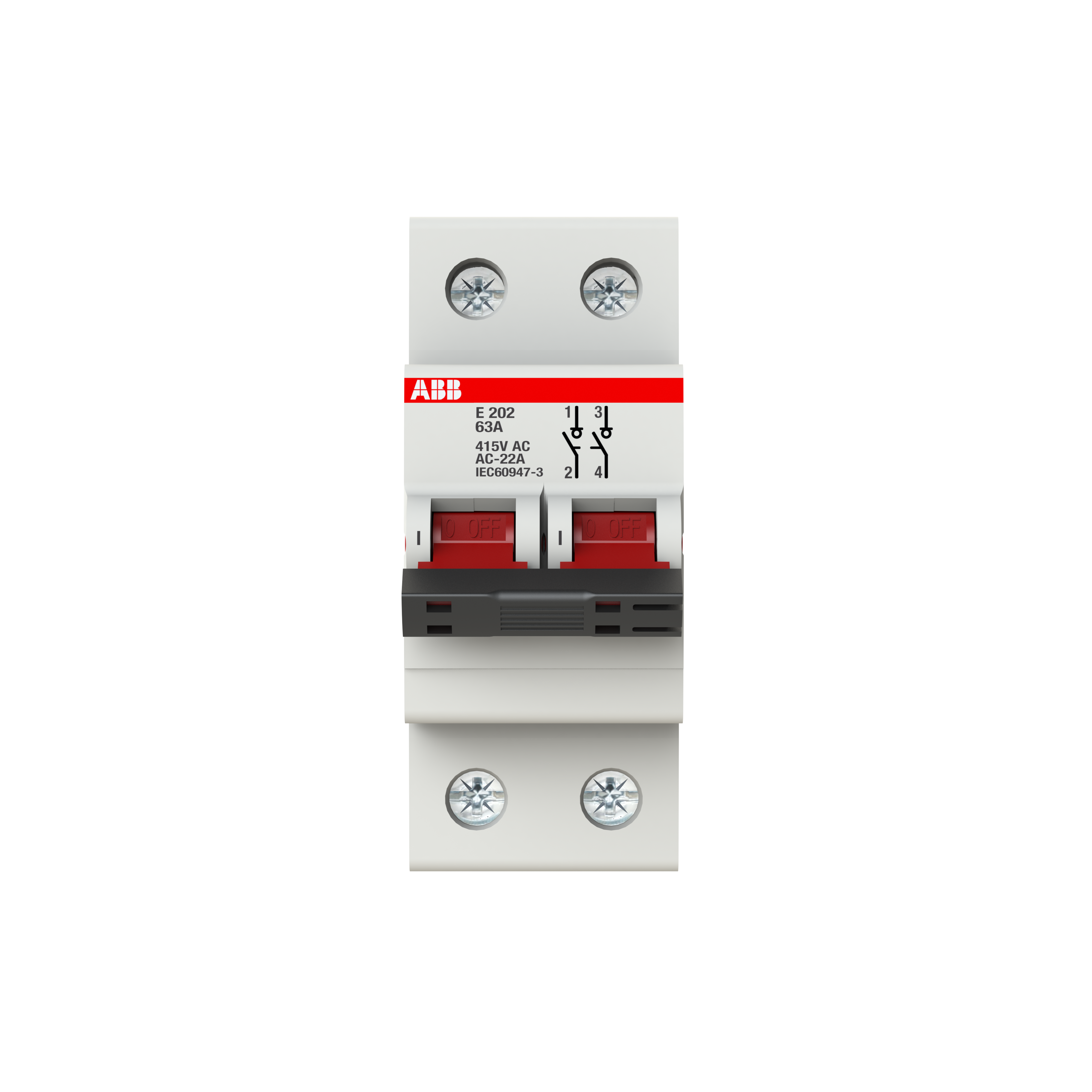 ABB ABB E202/63R Selective main line circuit breaker