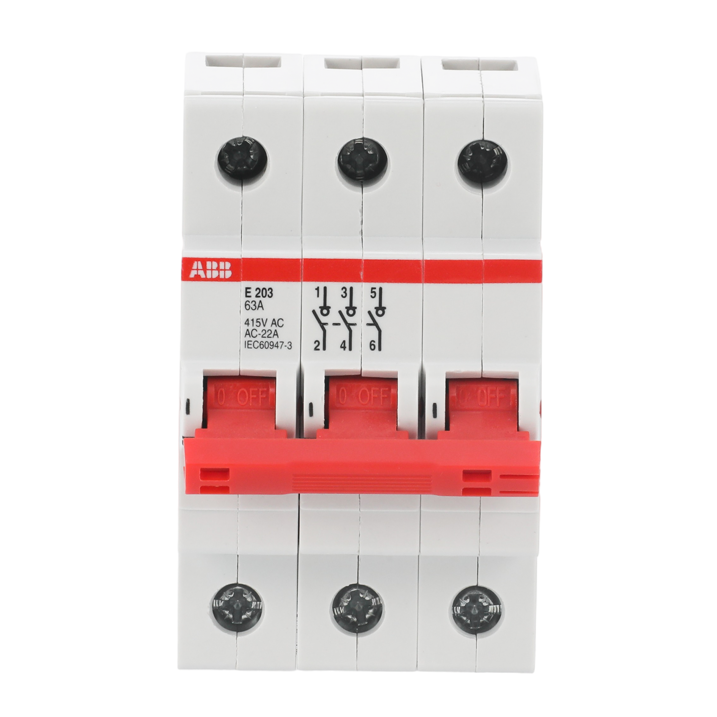 ABB ABB E203/63R Selective main line circuit breaker
