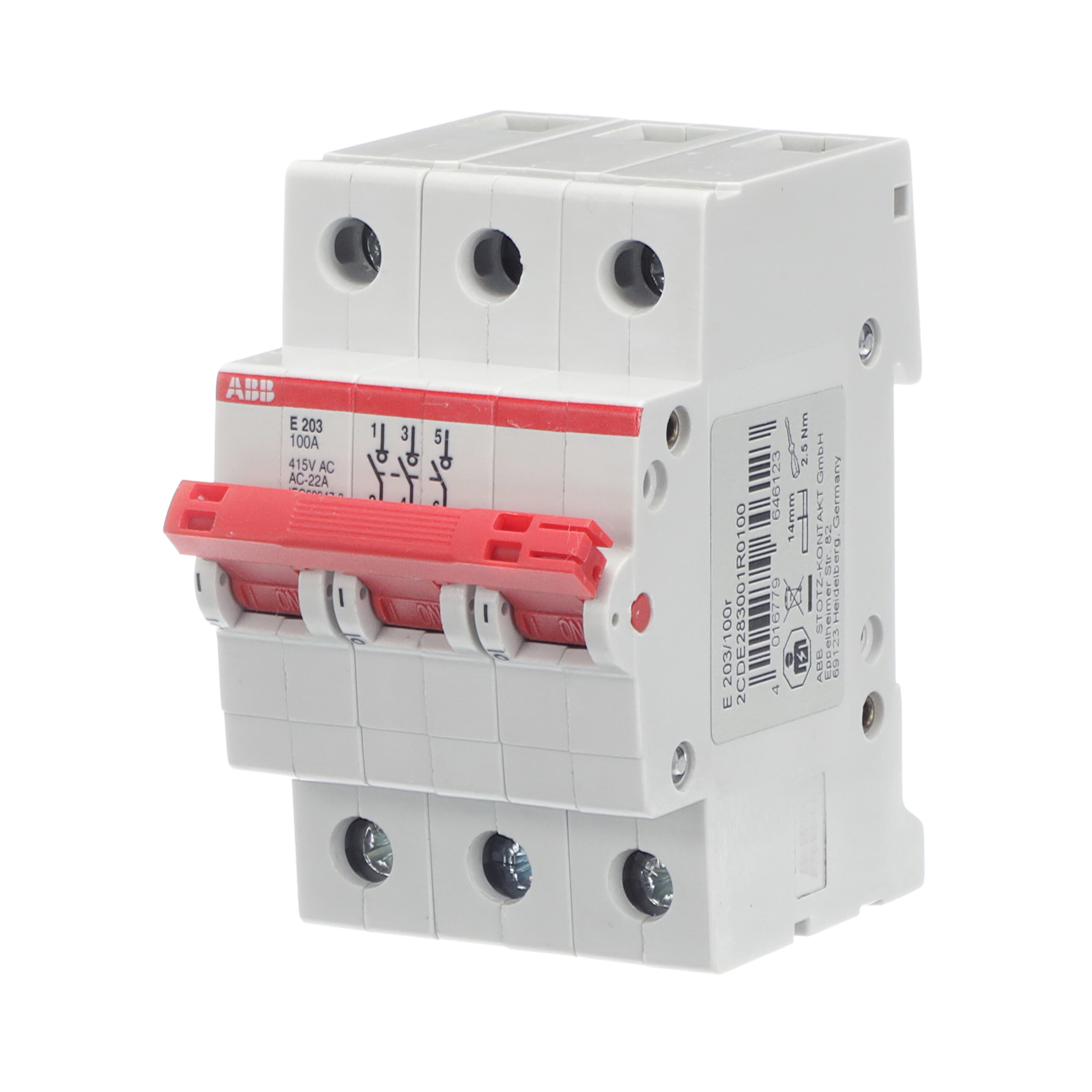 ABB ABB E203/100R Selective main line circuit breaker
